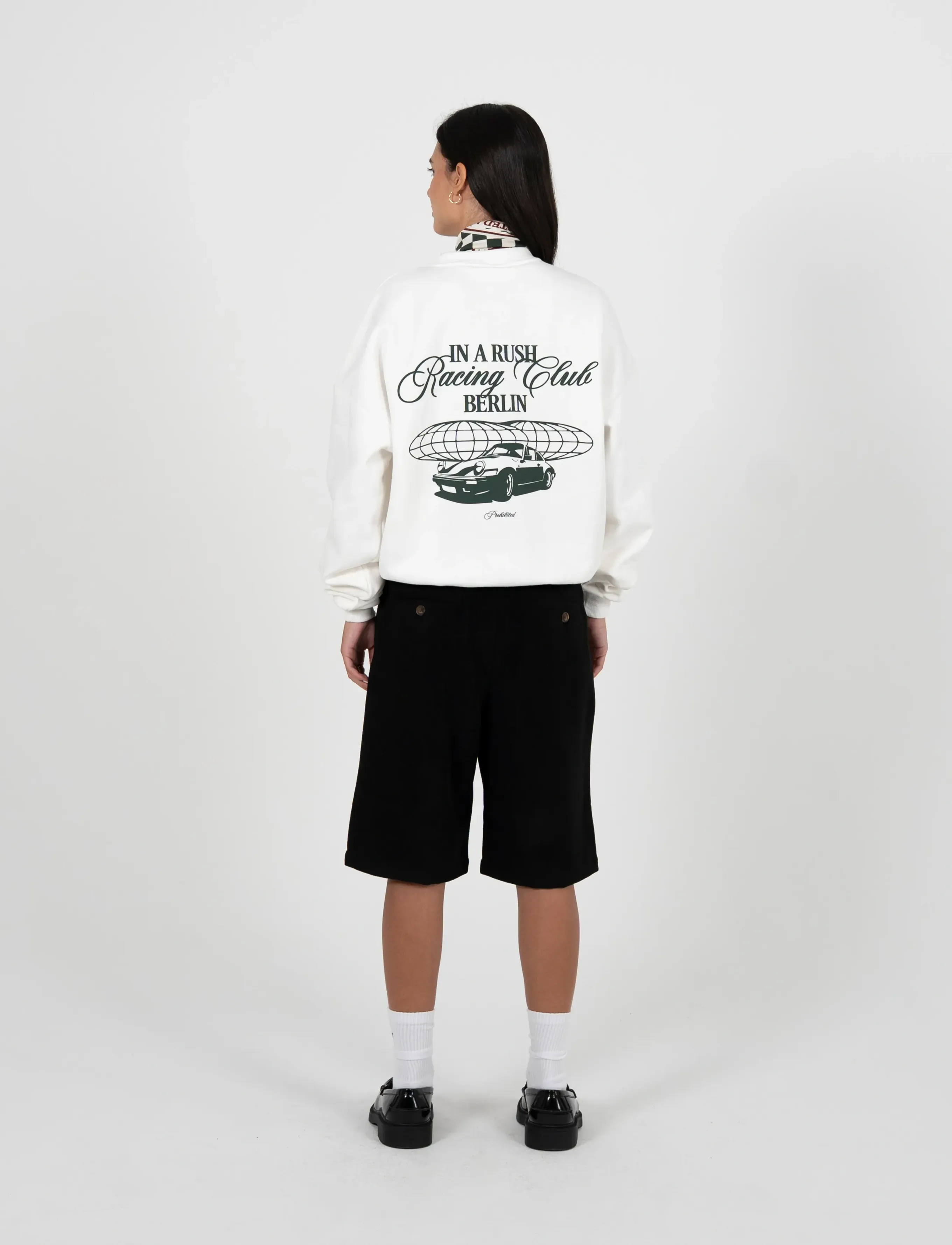 Prohibited Podium Double Pleated Shorts Black - Streetstyle - BLACK / black