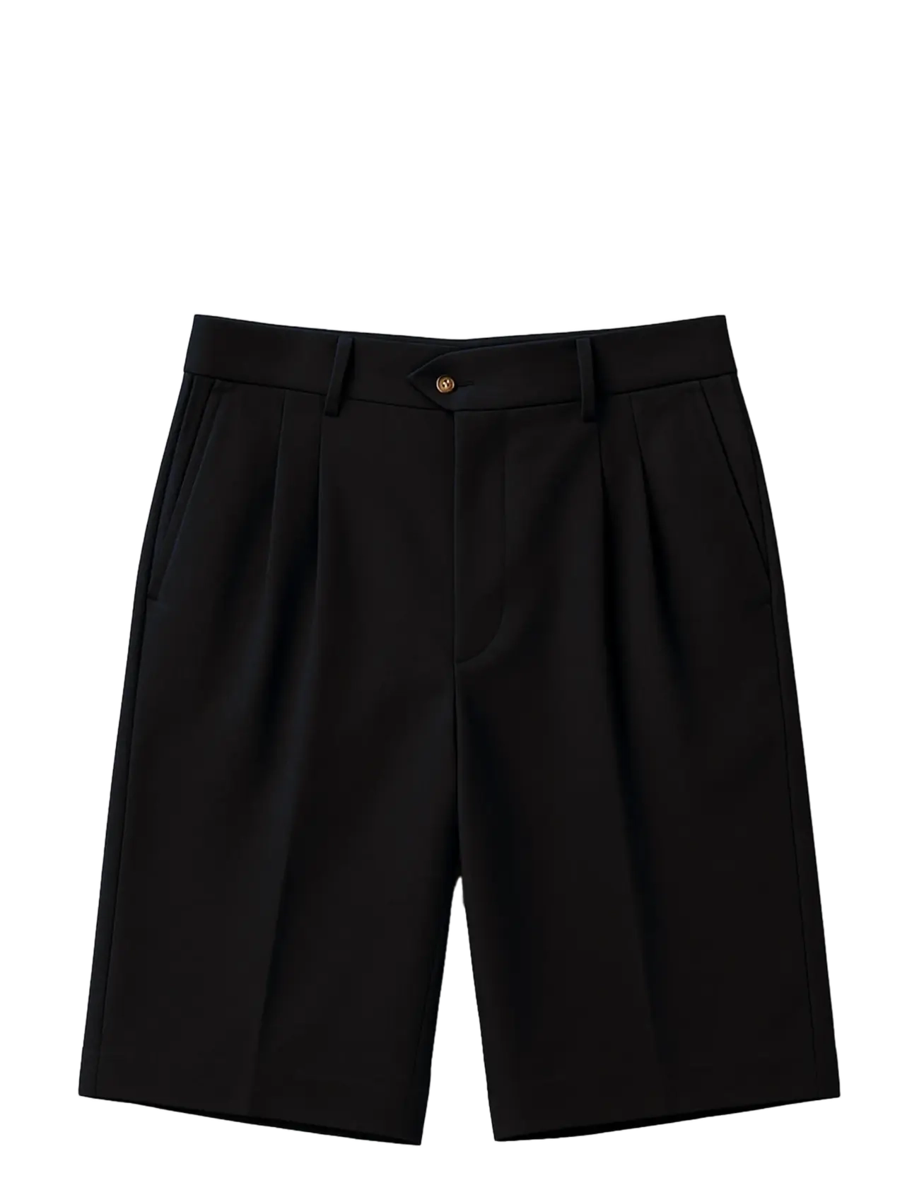 PROHIBITED Newport Pleated Shorts Schwarz - 36x63.5 - Herren
