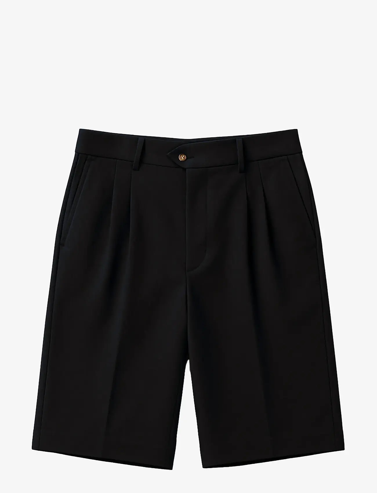 Prohibited - Newport Pleated Shorts - chinos shorts - black - 1
