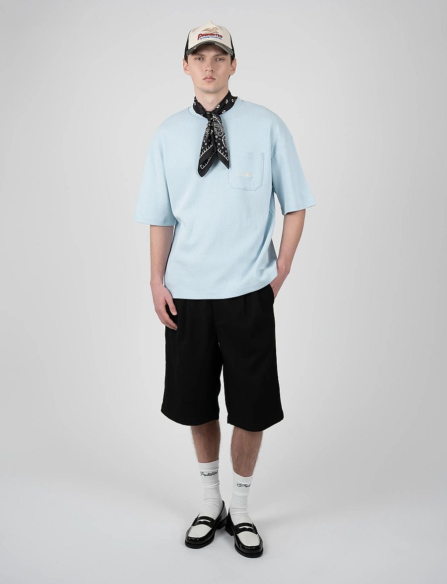 Prohibited - Newport Pleated Shorts - chinos shorts - black - 0