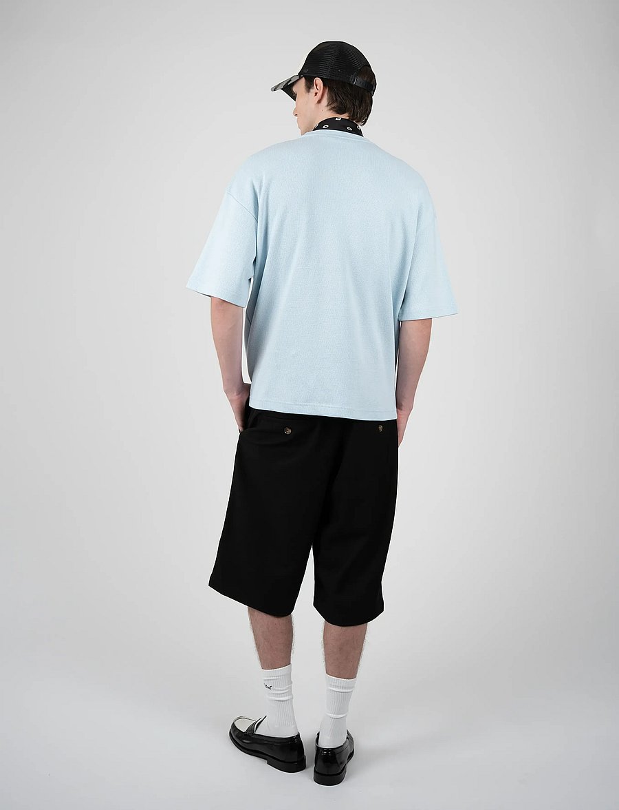 Prohibited - Newport Pleated Shorts - lühikesed chino-püksid - black - 3