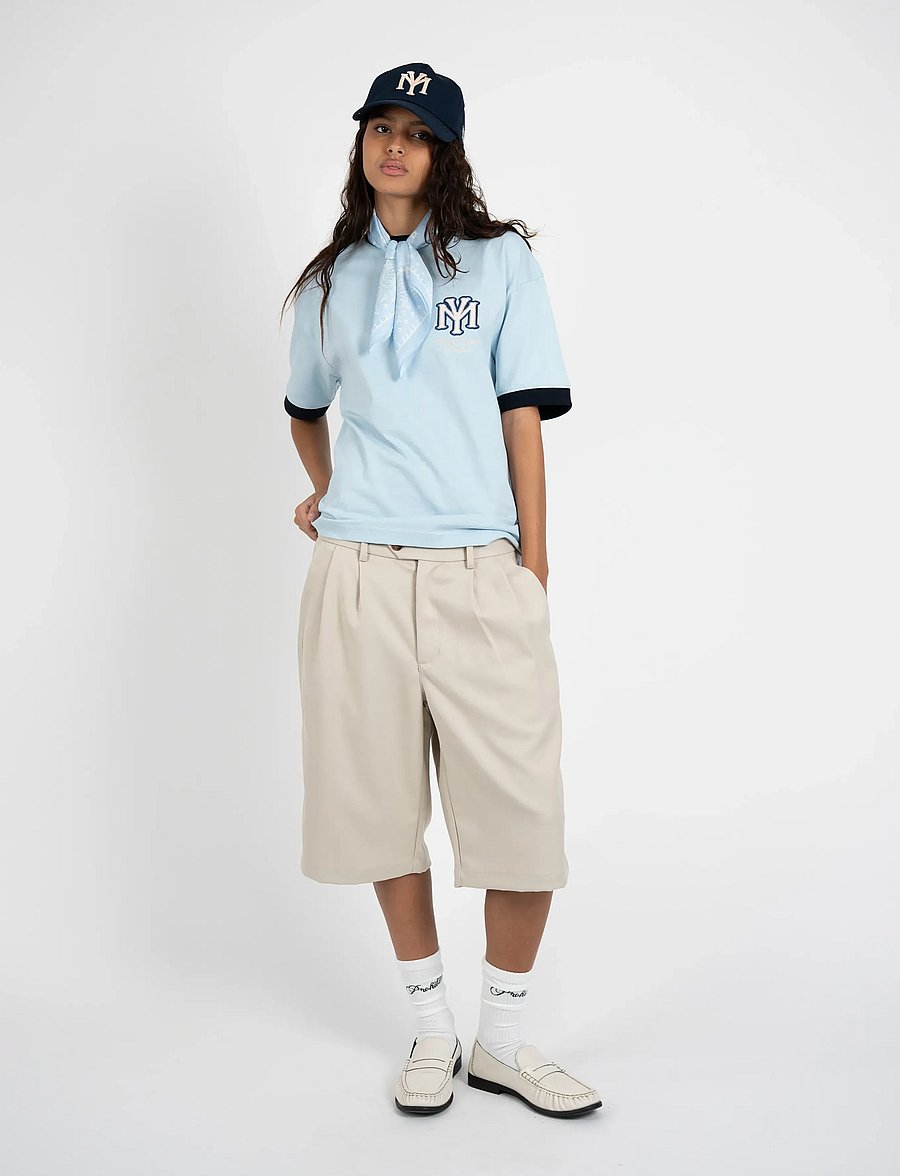Prohibited - Newport Pleated Shorts - chinos shorts - cream - 4