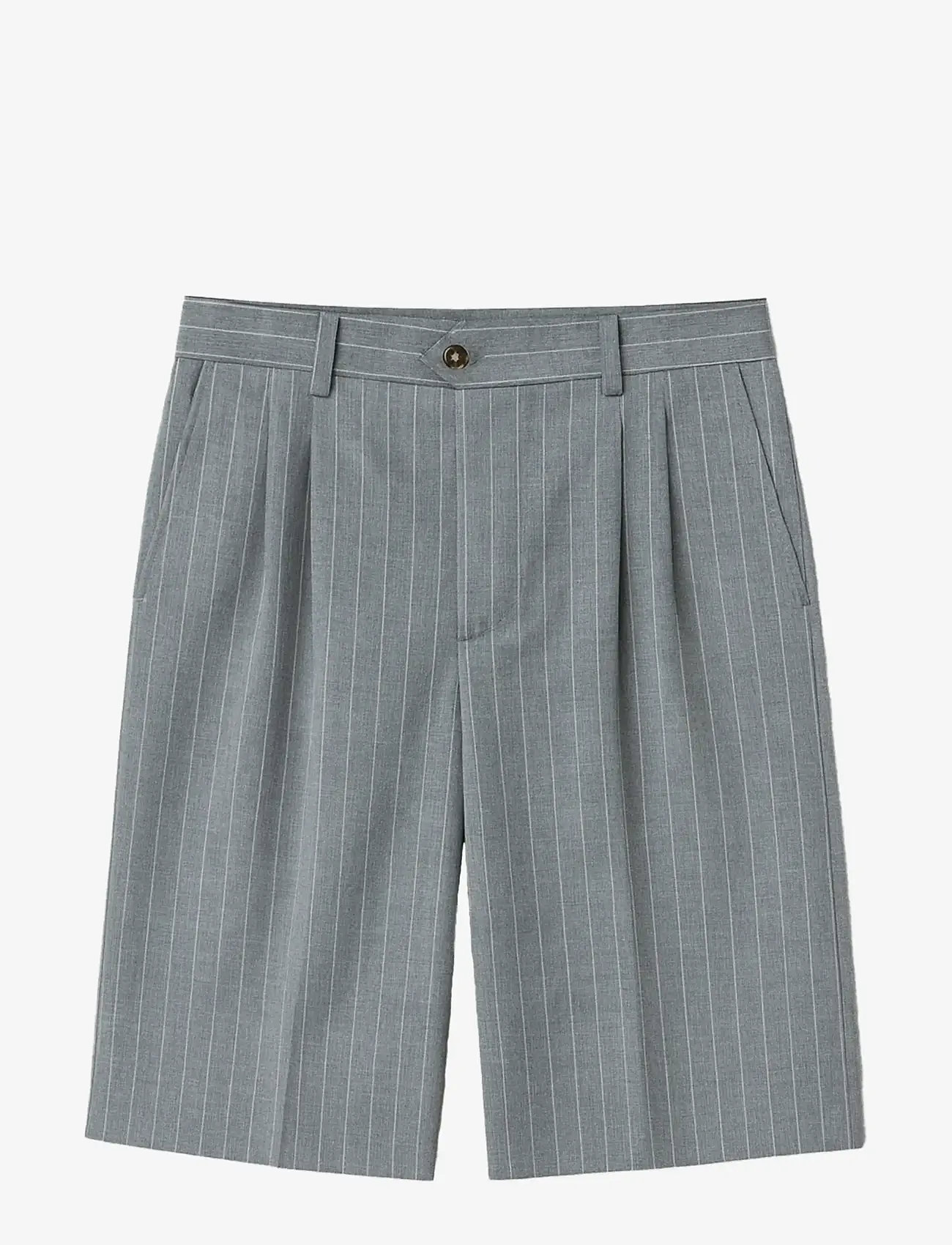 Prohibited - Newport Pleated Shorts - chinos shorts - grey - 1