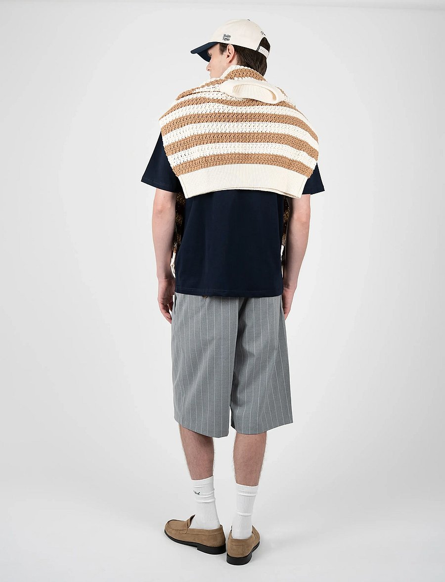 Prohibited - Newport Pleated Shorts - chinos shorts - grey - 3