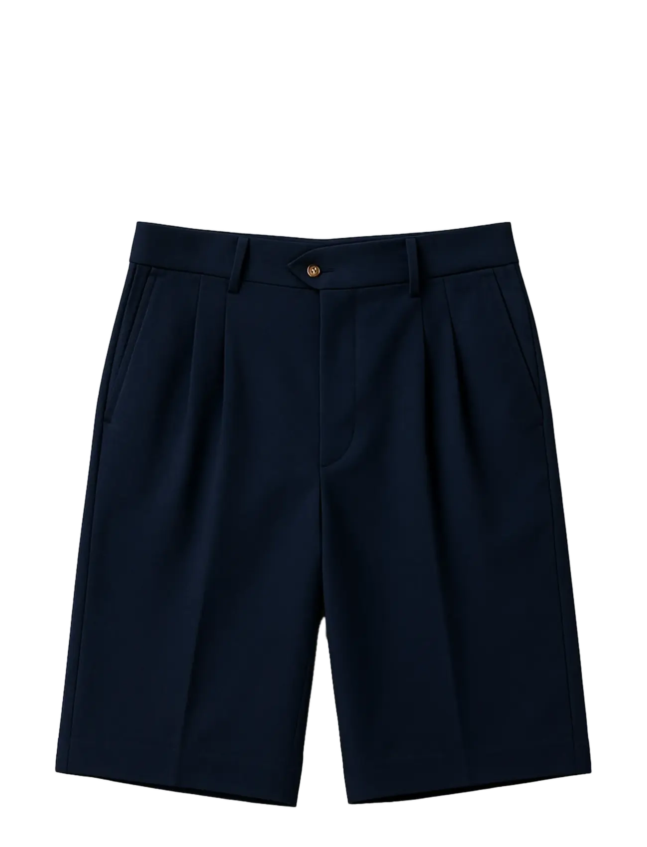 PROHIBITED Newport Pleated Shorts Navy - 38x65 - Herren