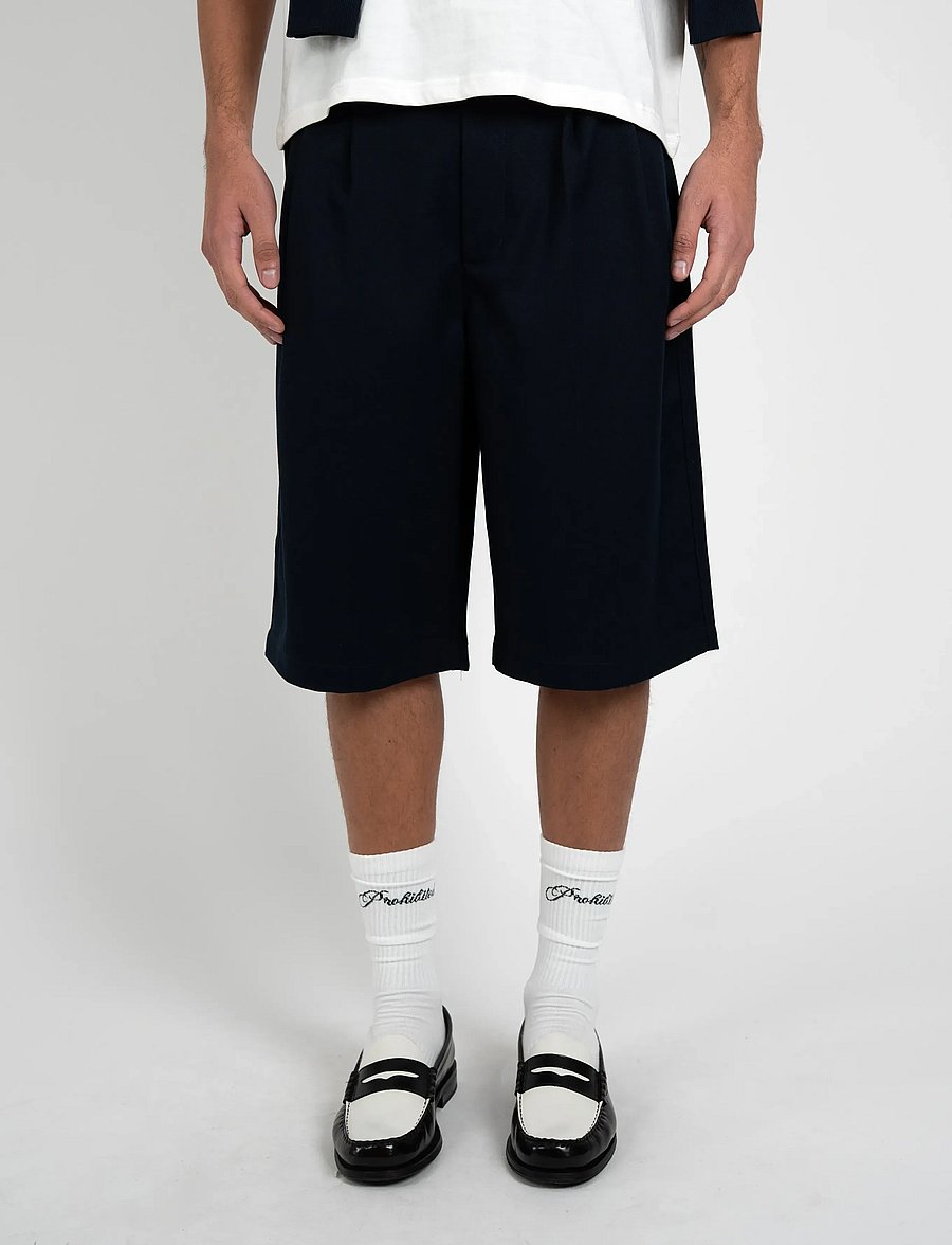 Prohibited - Newport Pleated Shorts - chinos shorts - navy - 2