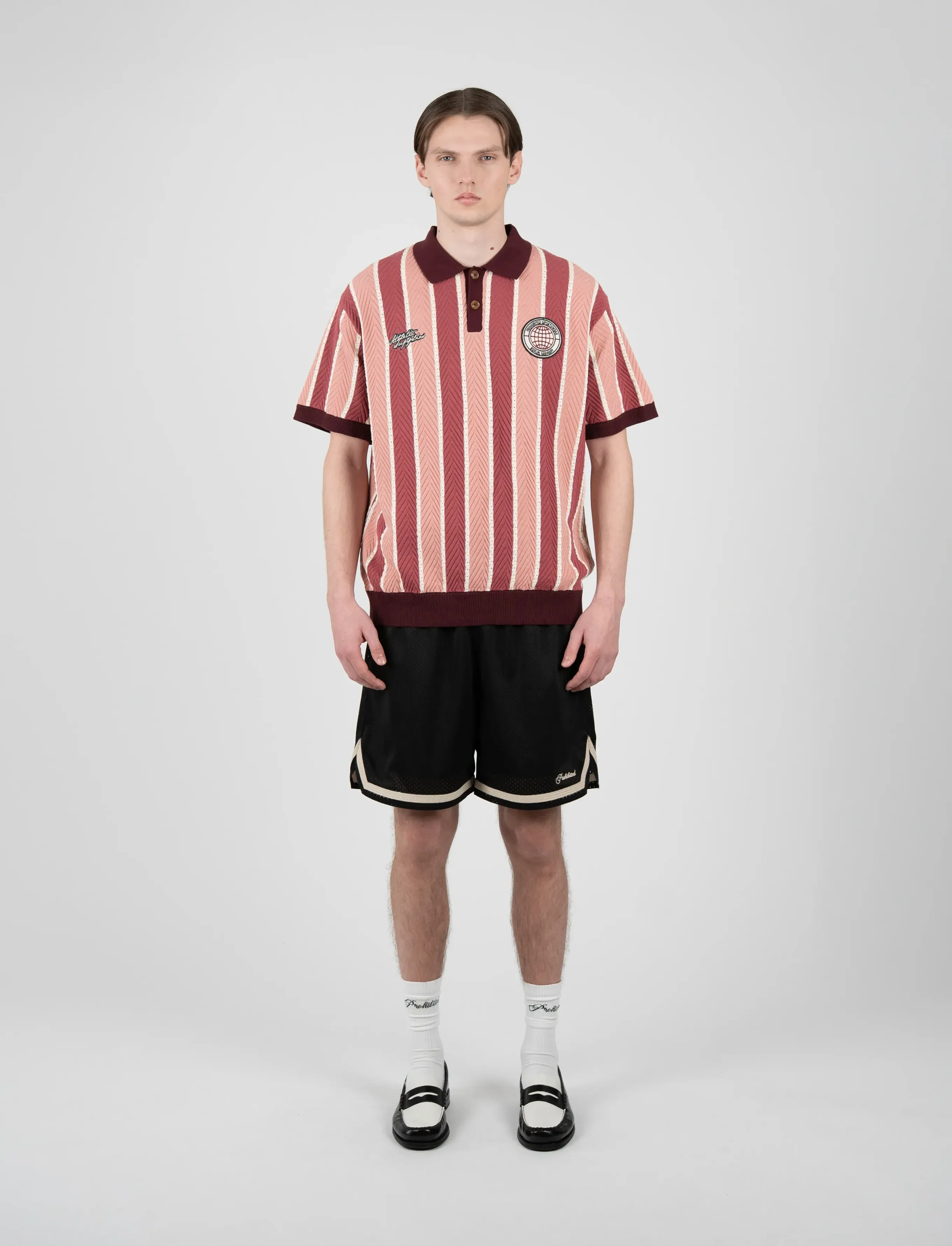 Prohibited Mesh Basketball Shorts, S x 45, Black, Sport Shorts > Sport Training Shorts, Herre