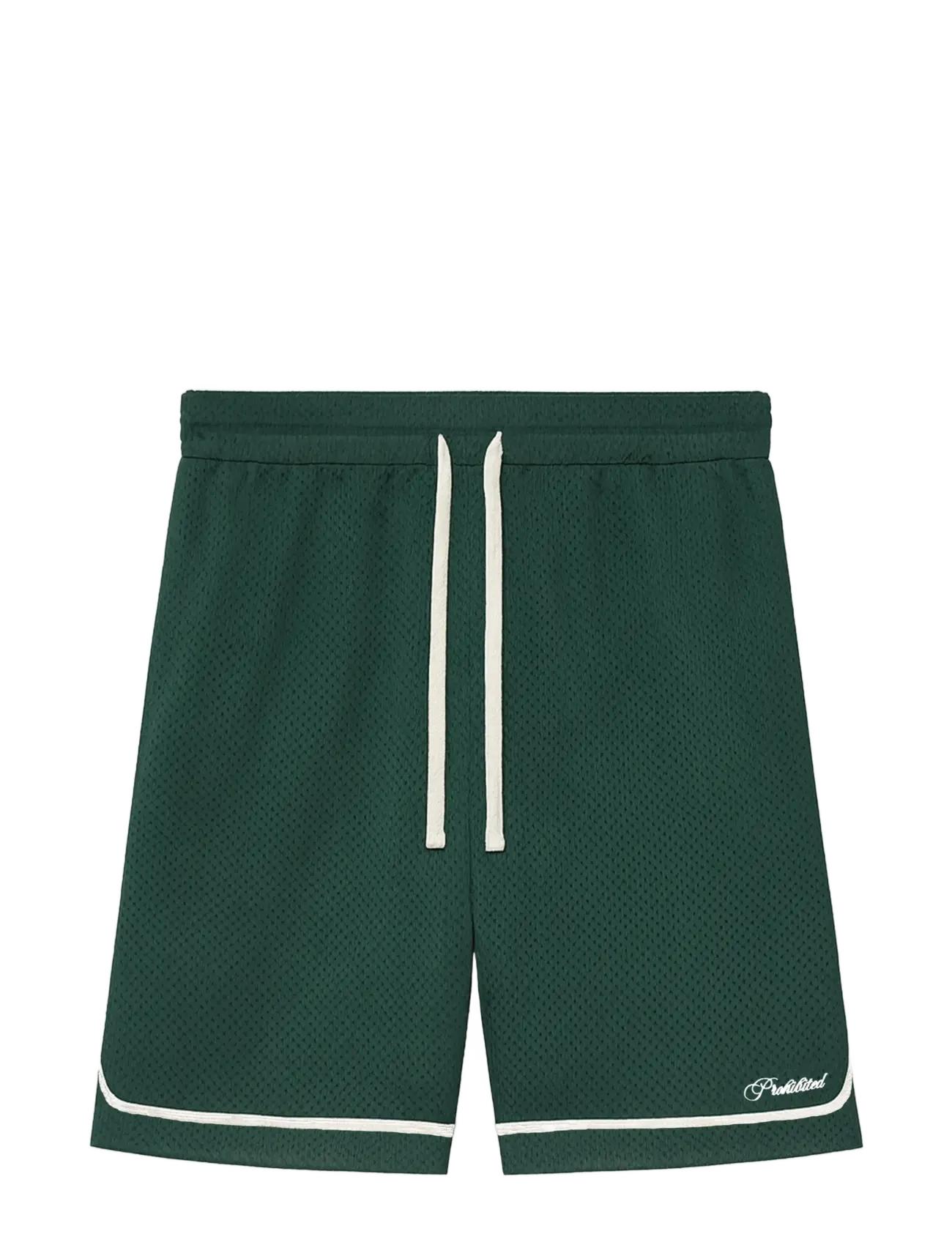 PROHIBITED Mesh Basketball Shorts Grün - Sx45 - Herren