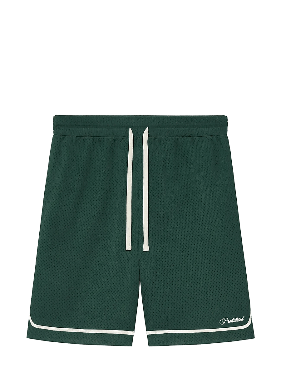 Prohibited - Mesh Basketball Shorts - træningsshorts - green - 1