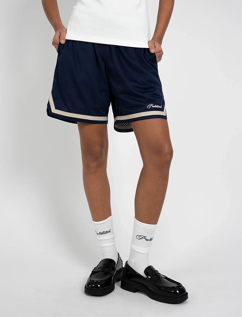 Prohibited - Mesh Basketball Shorts - træningsshorts - navy - 5