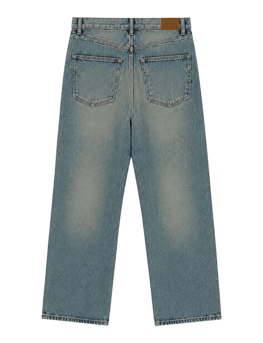Prohibited - Milano Relaxed - hosen mit weitem bein - dirty blue - 2