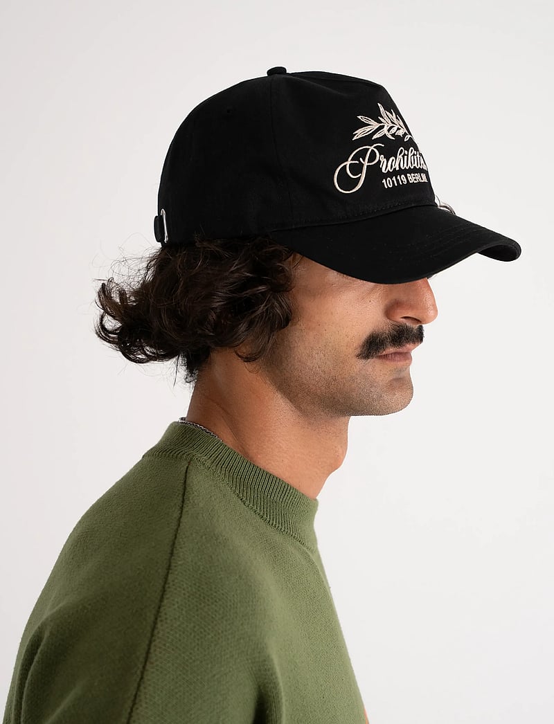 Prohibited - PB Leaf Cap Black - kasketter - black - 4