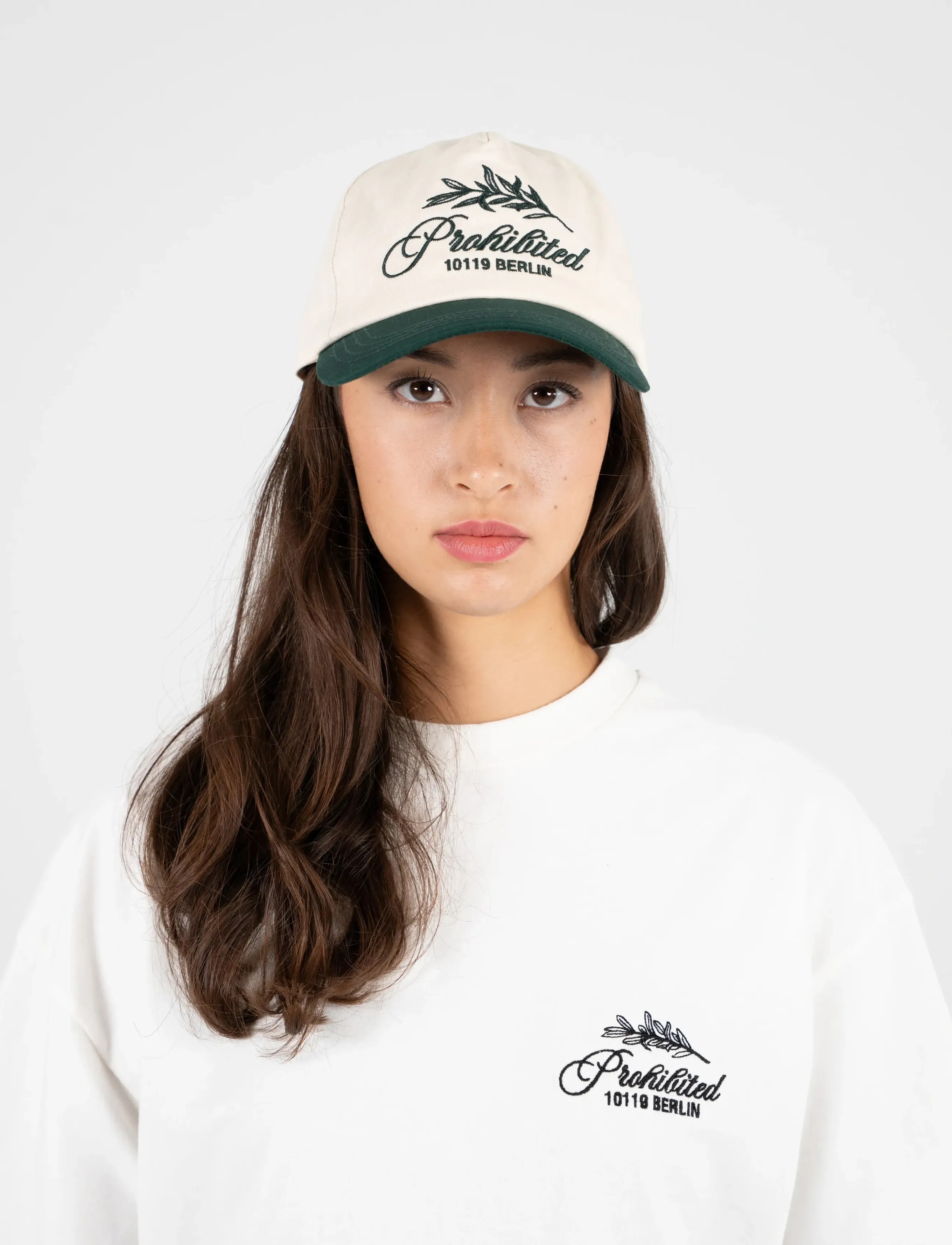 Prohibited PB Leaf Cap Off-White - Asusteet - OFF-WHITE / cream