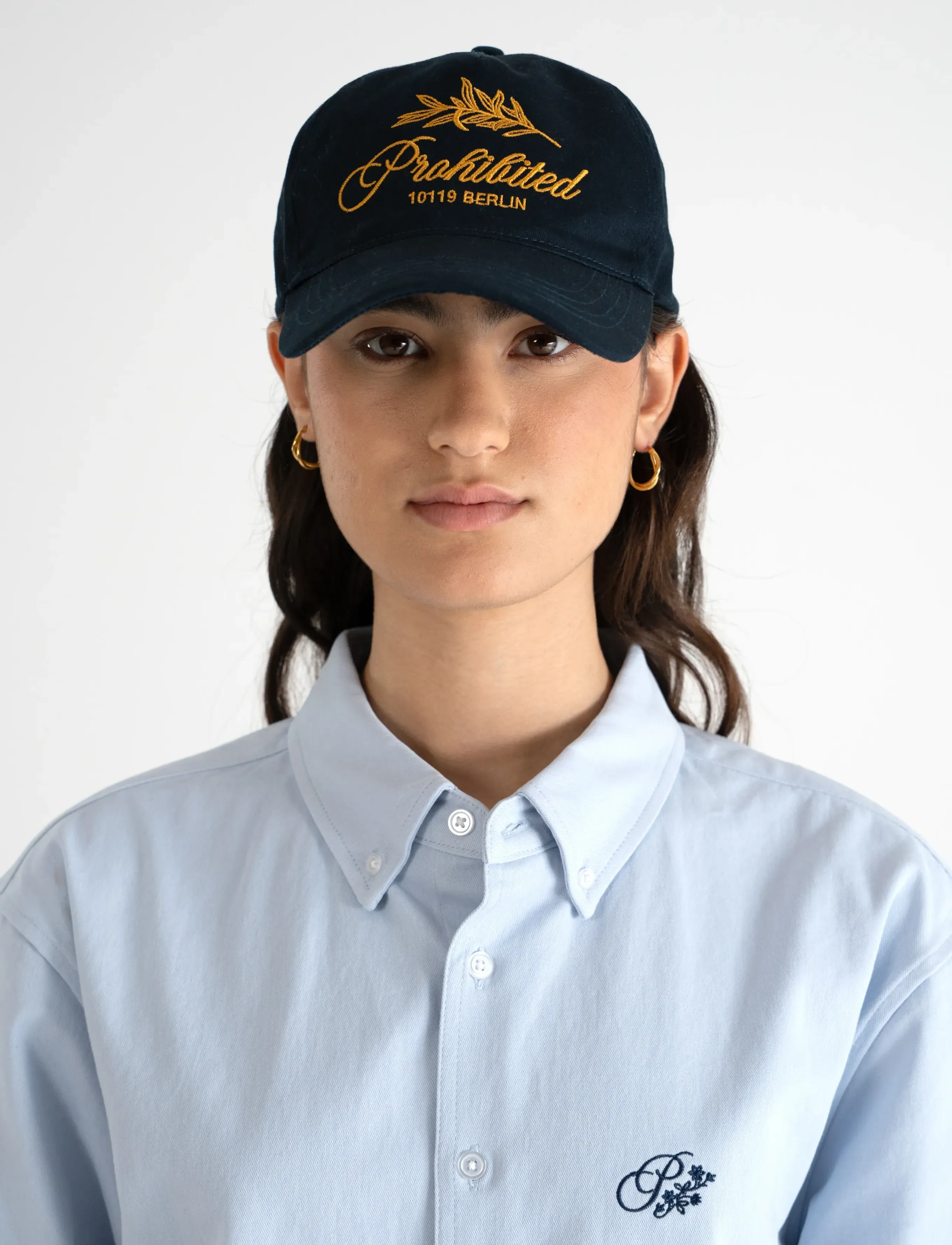 Prohibited - PB Leaf Cap Navy - caps - navy - 5