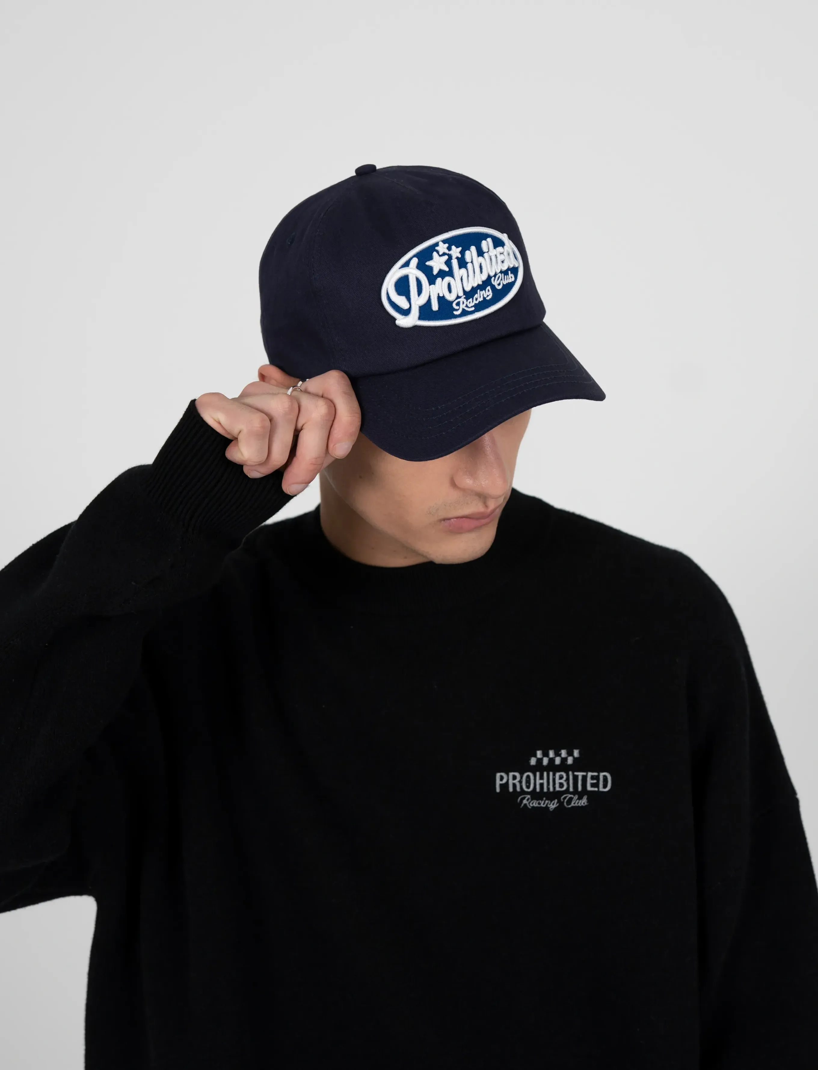 Prohibited - Racing Club Cap Navy - kappen - navy - 4