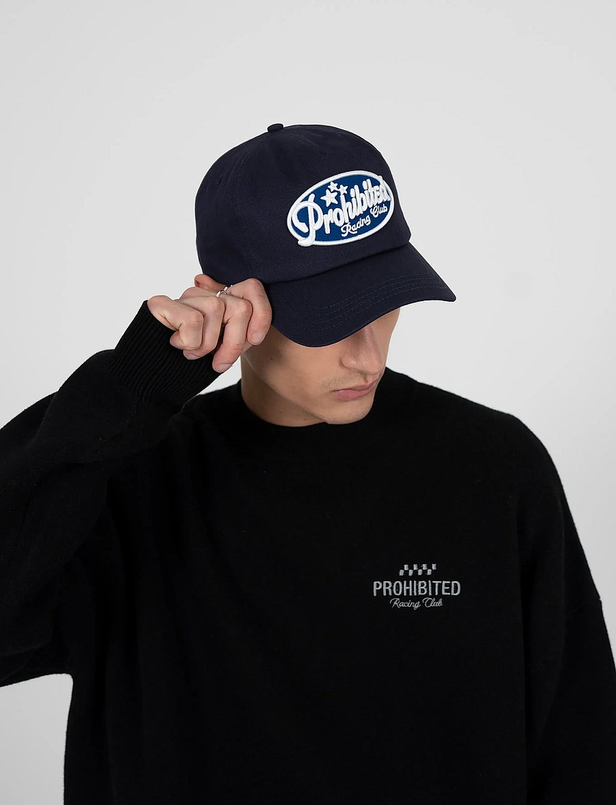 Prohibited - Racing Club Cap Navy - kepsar - navy - 4