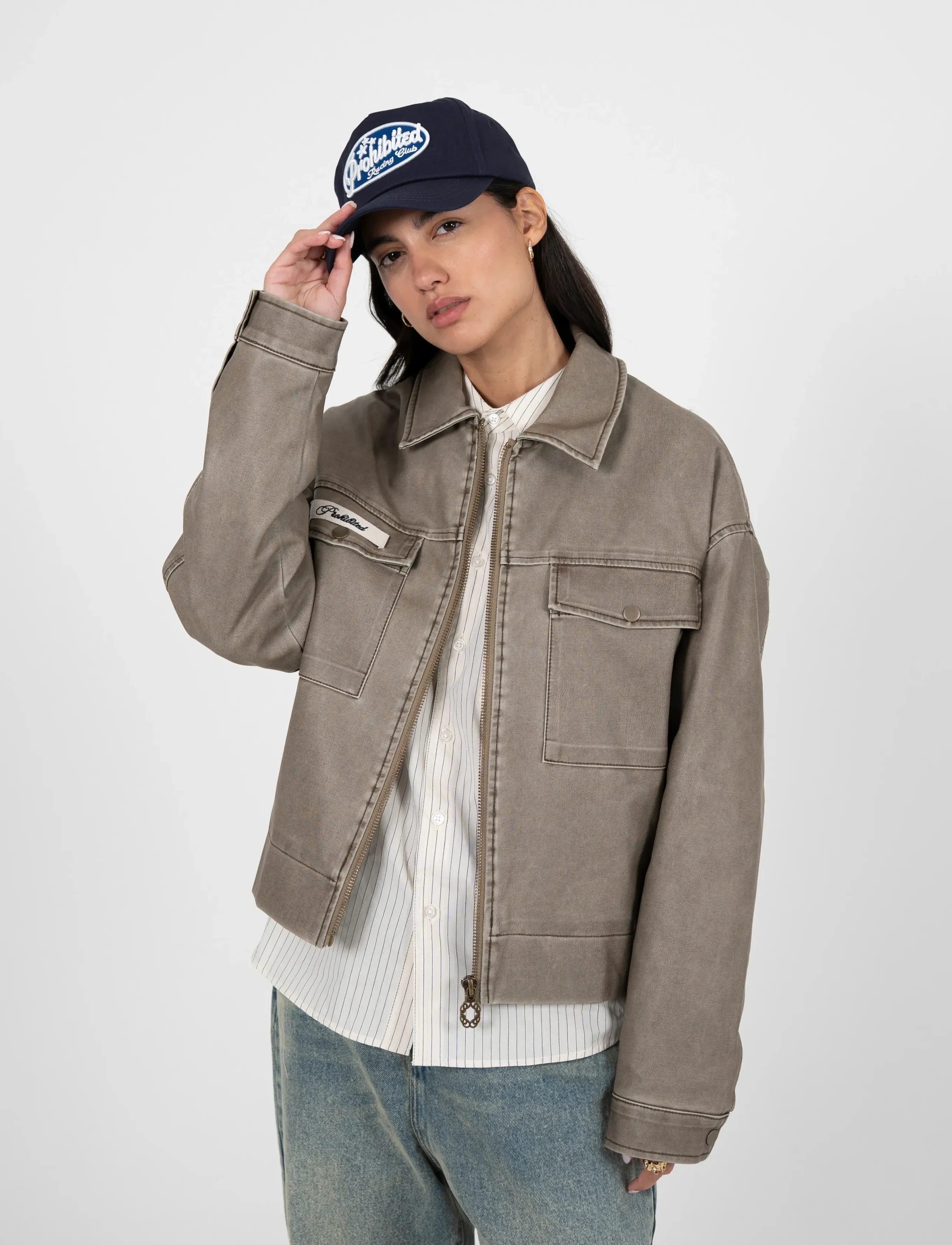 Prohibited Racing Club Cap Navy - Meestele - NAVY / navy