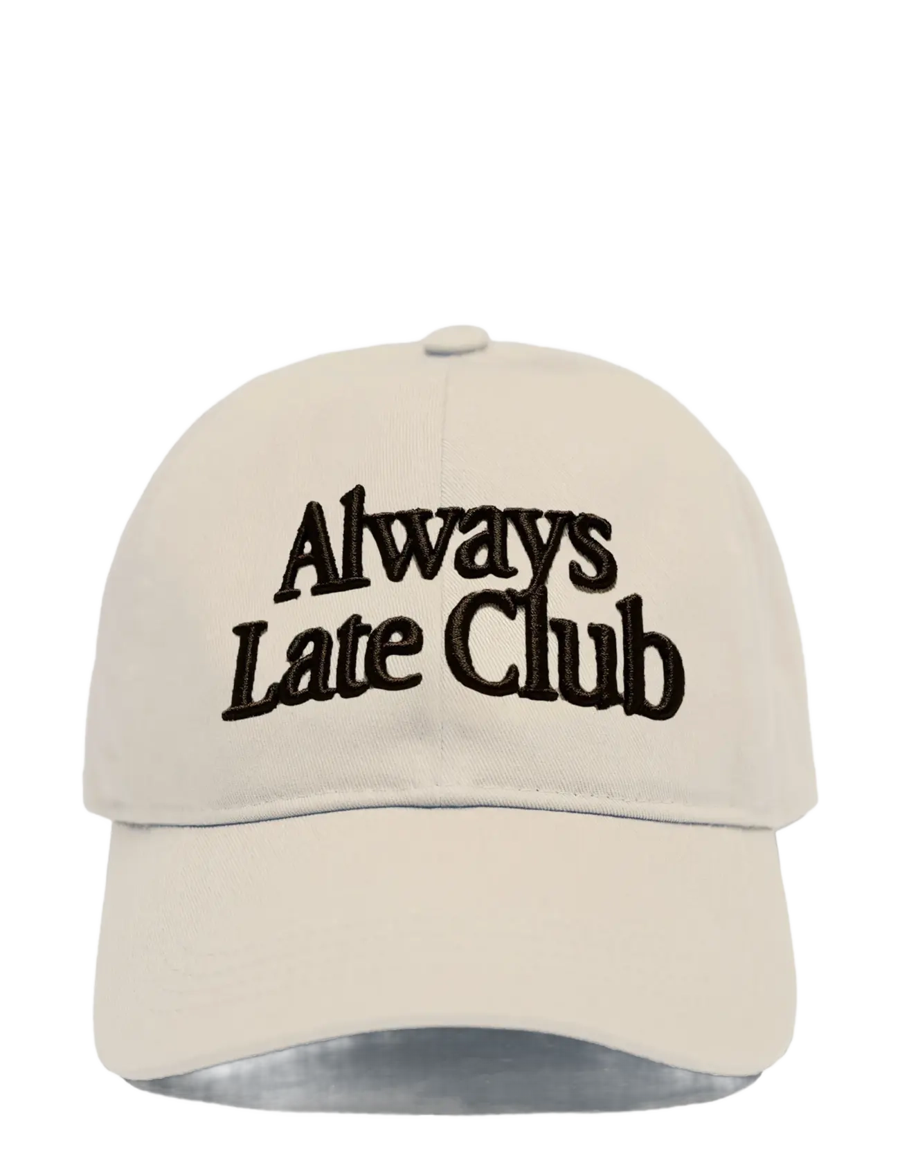PROHIBITED Late Club Basecap Cream Cream - One Size - Herren