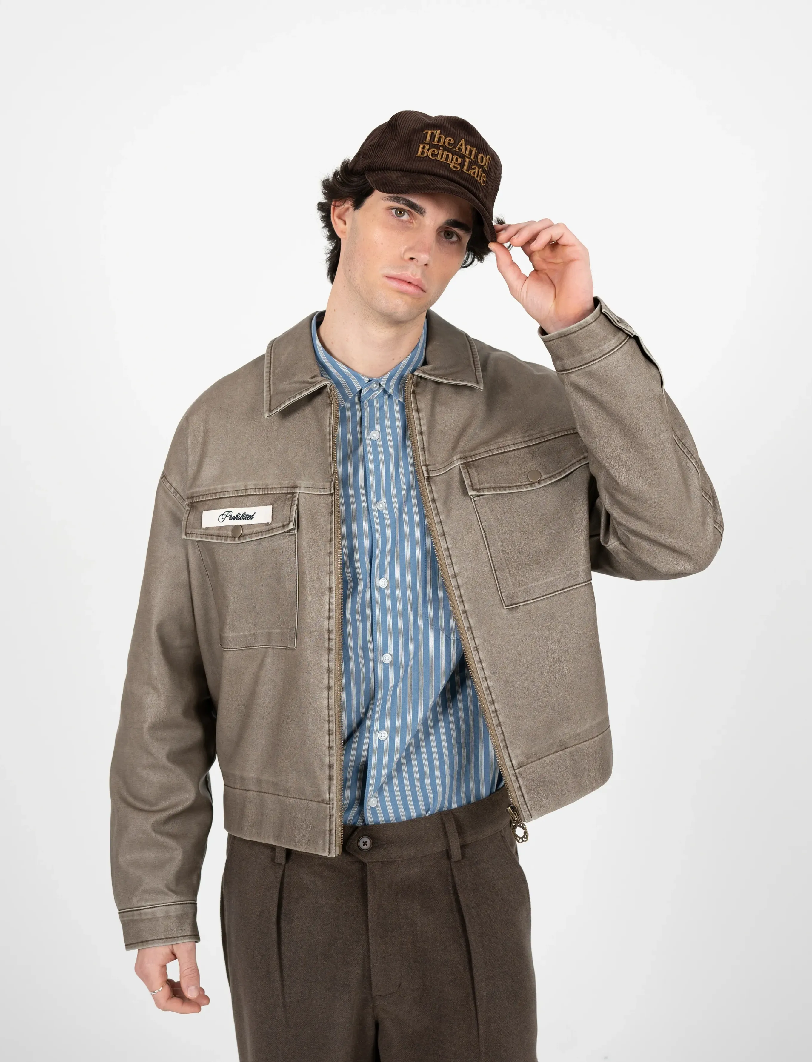 Prohibited - Late Club Cap Brown - kappen - brown - 5