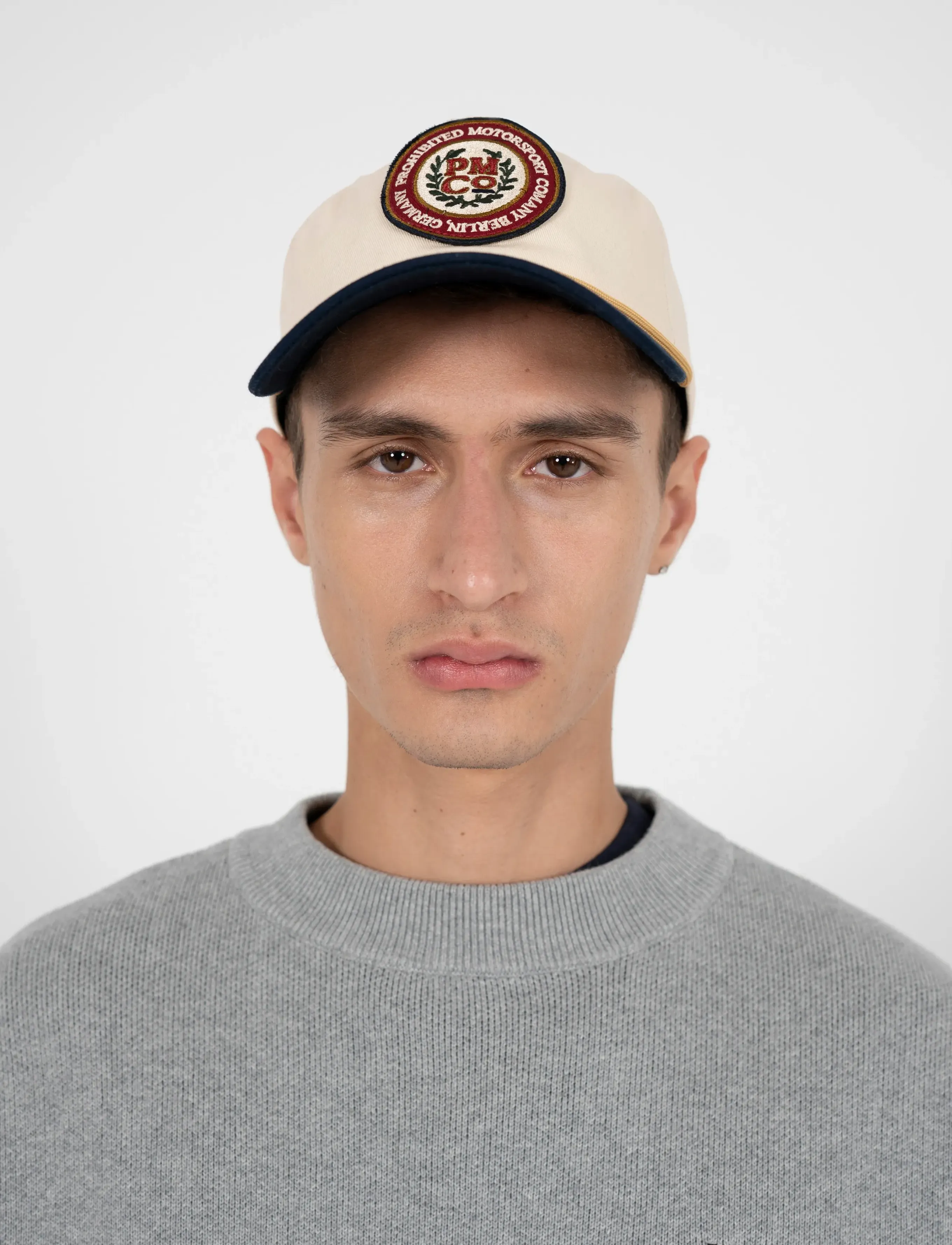 Prohibited Pmco Patch Cap Cream, Mænd, Patch Baseball Kasket, Cream, Str: ONE SIZE
