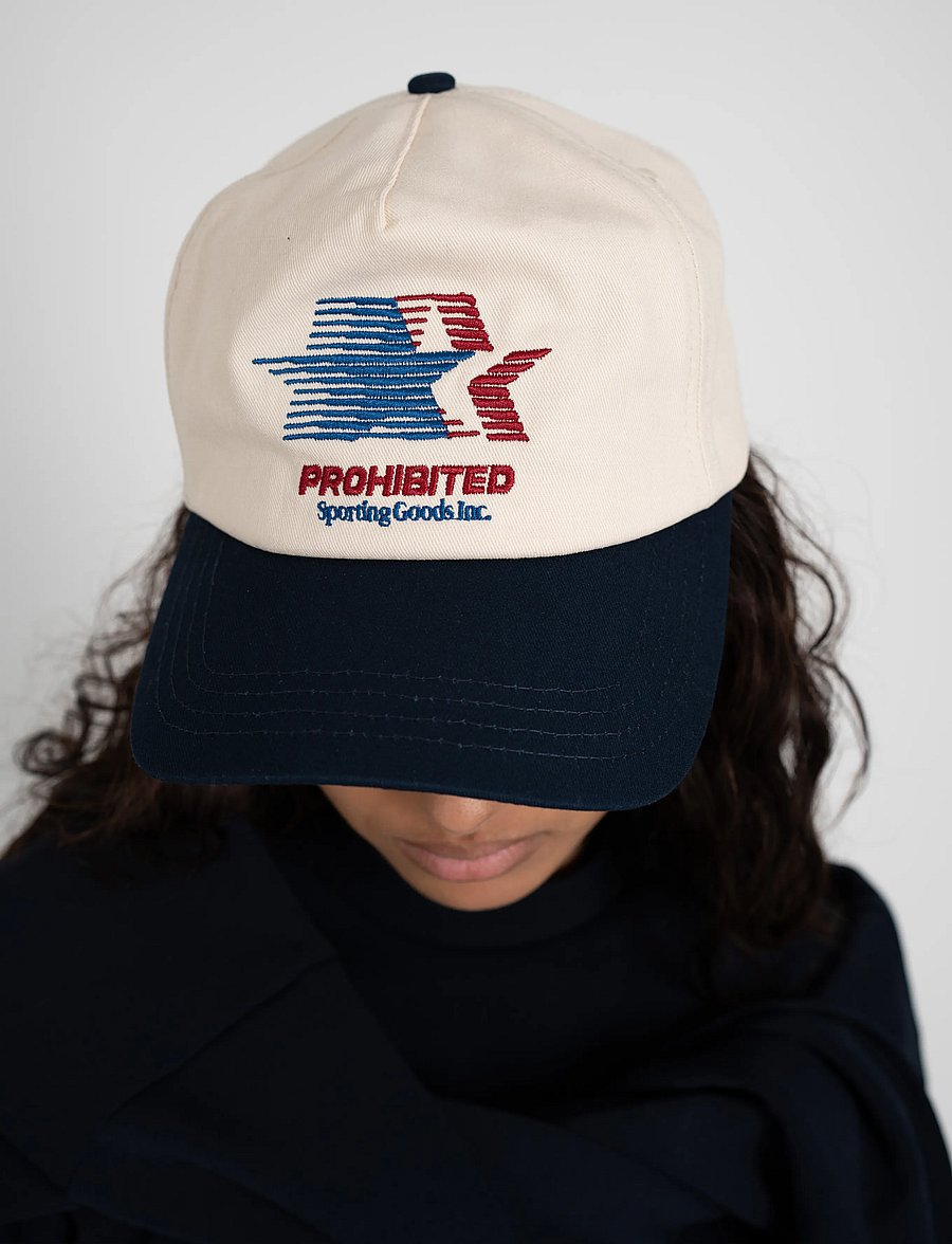 Prohibited - Sporting Goods Cap - kepsar - cream - 4