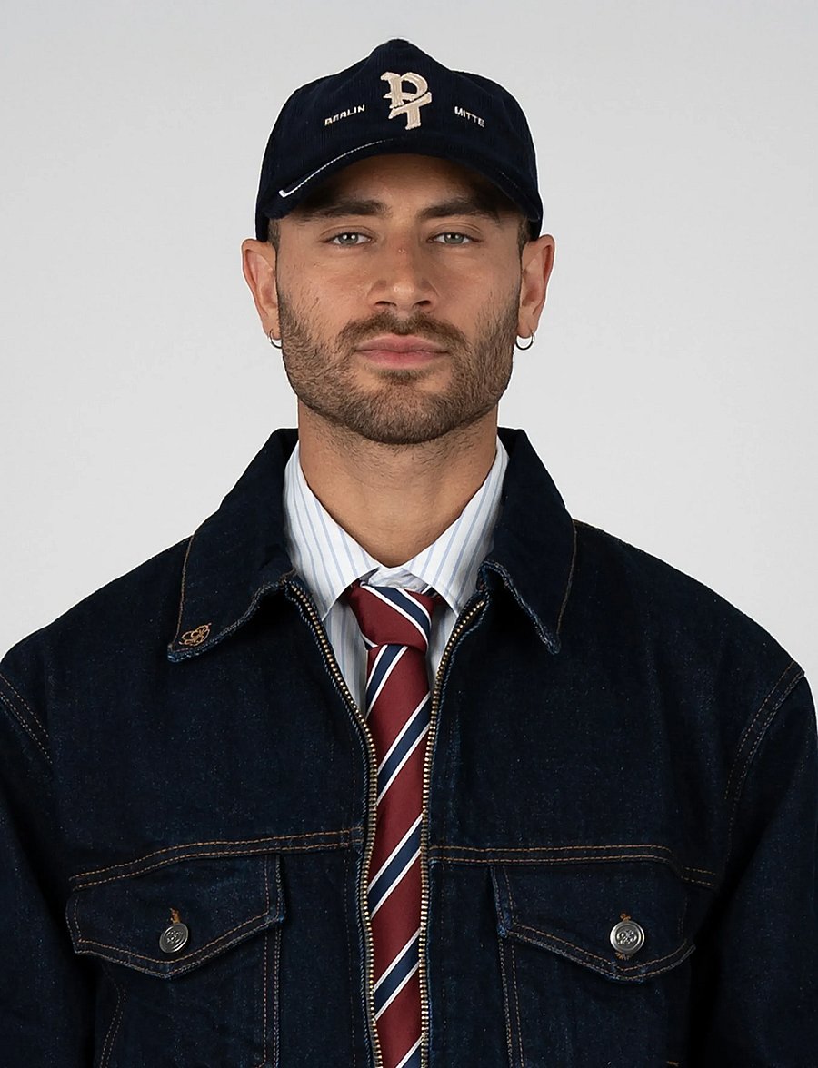 Prohibited - PT Corduroy Cap Navy - kappen - navy - 0