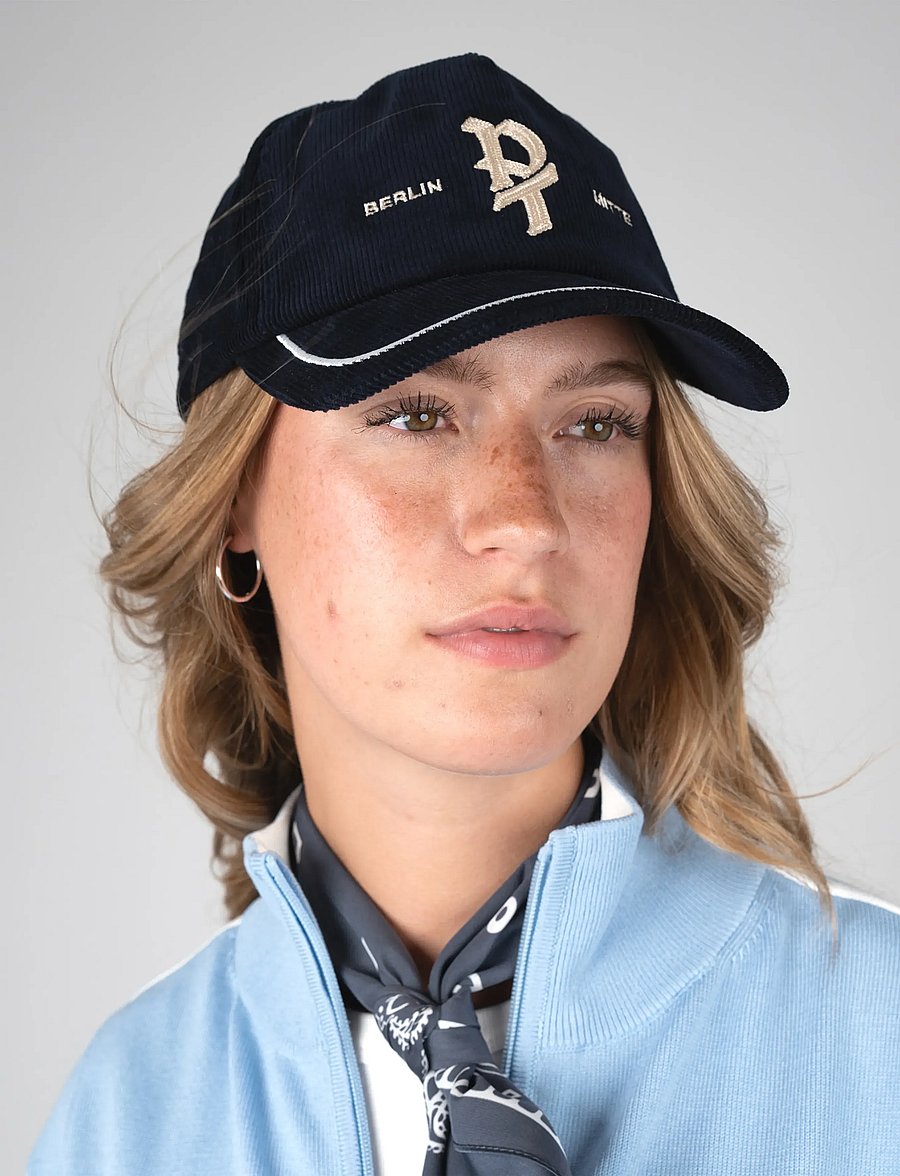 Prohibited - PT Corduroy Cap Navy - kappen - navy - 4