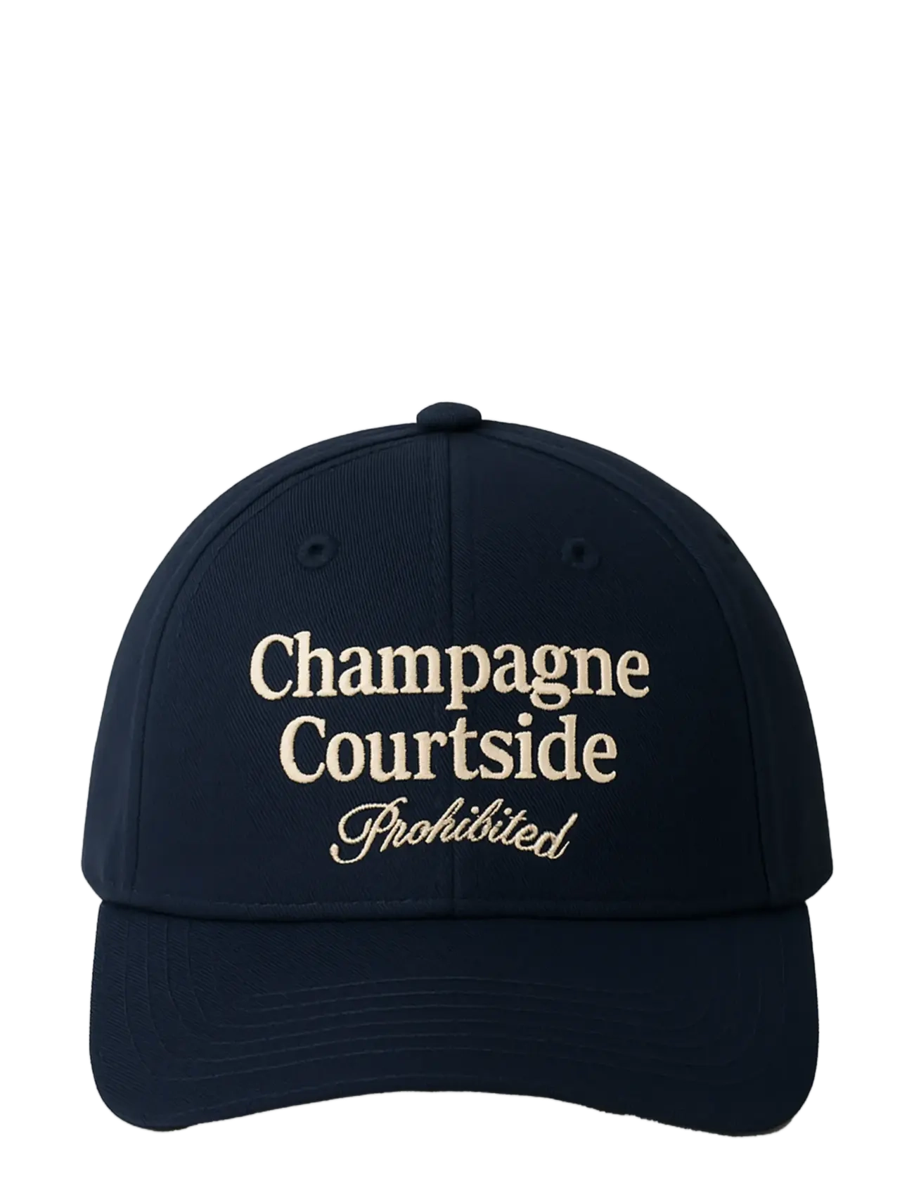 PROHIBITED Champagne Courtside Basecap Navy - One Size - Herren