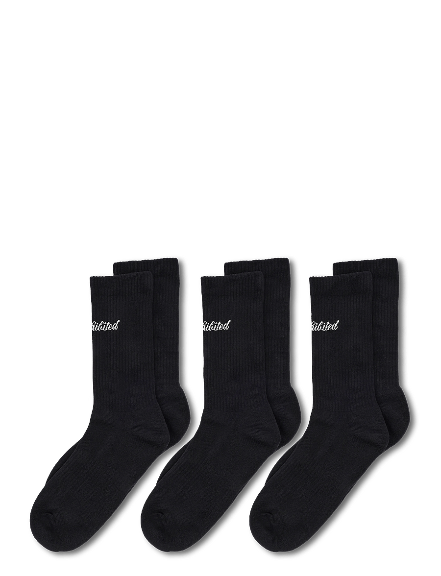 Prohibited - The Socks - crew socks - black - 1