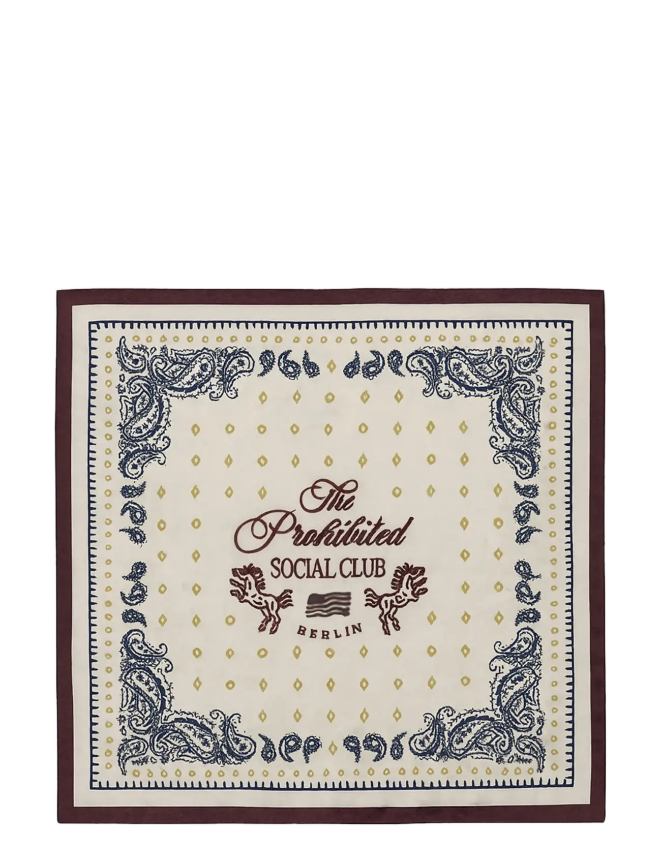 Prohibited Clubhouse Scarf Brown - Šalikai - BROWN / brown