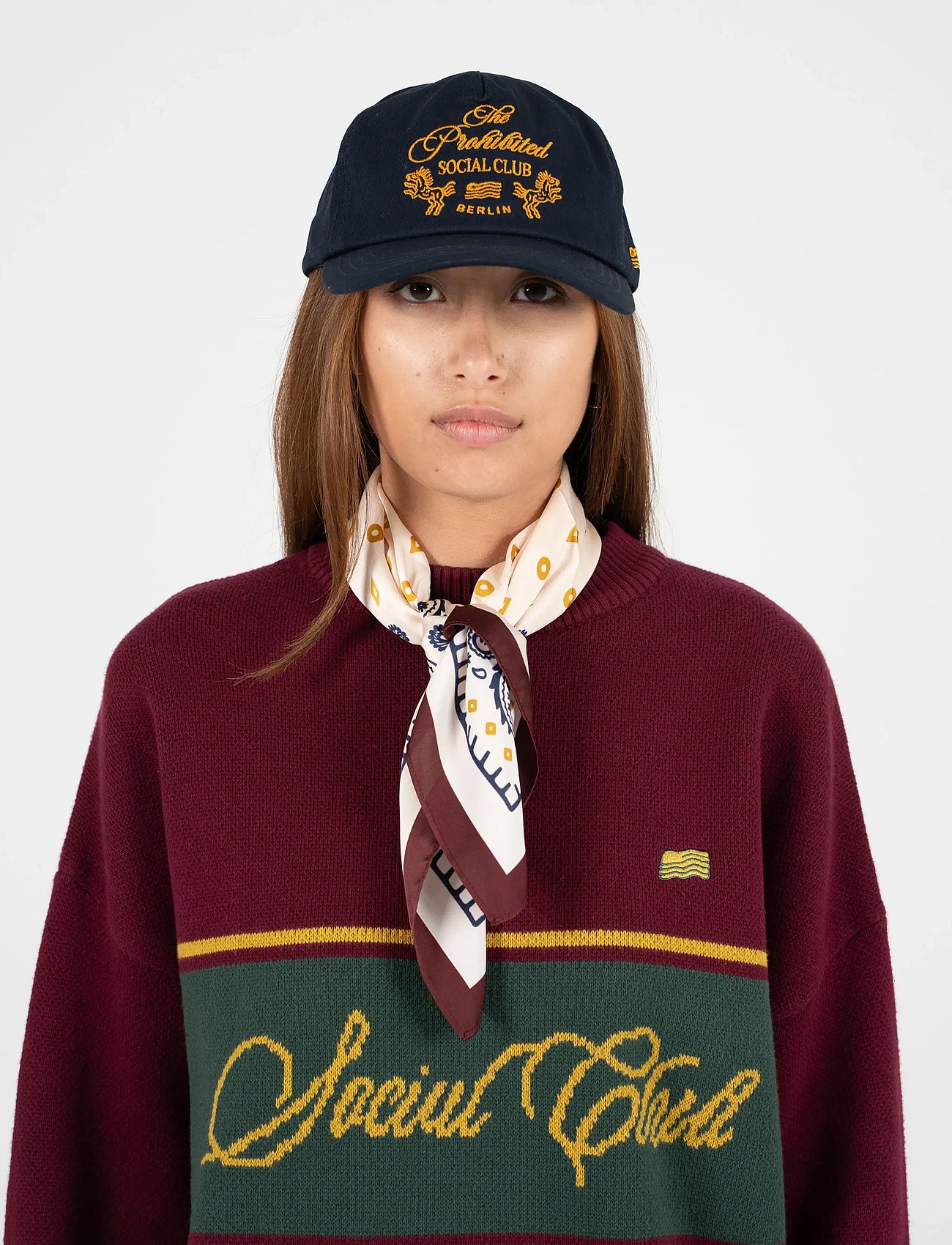 Clubhouse Scarf Brown