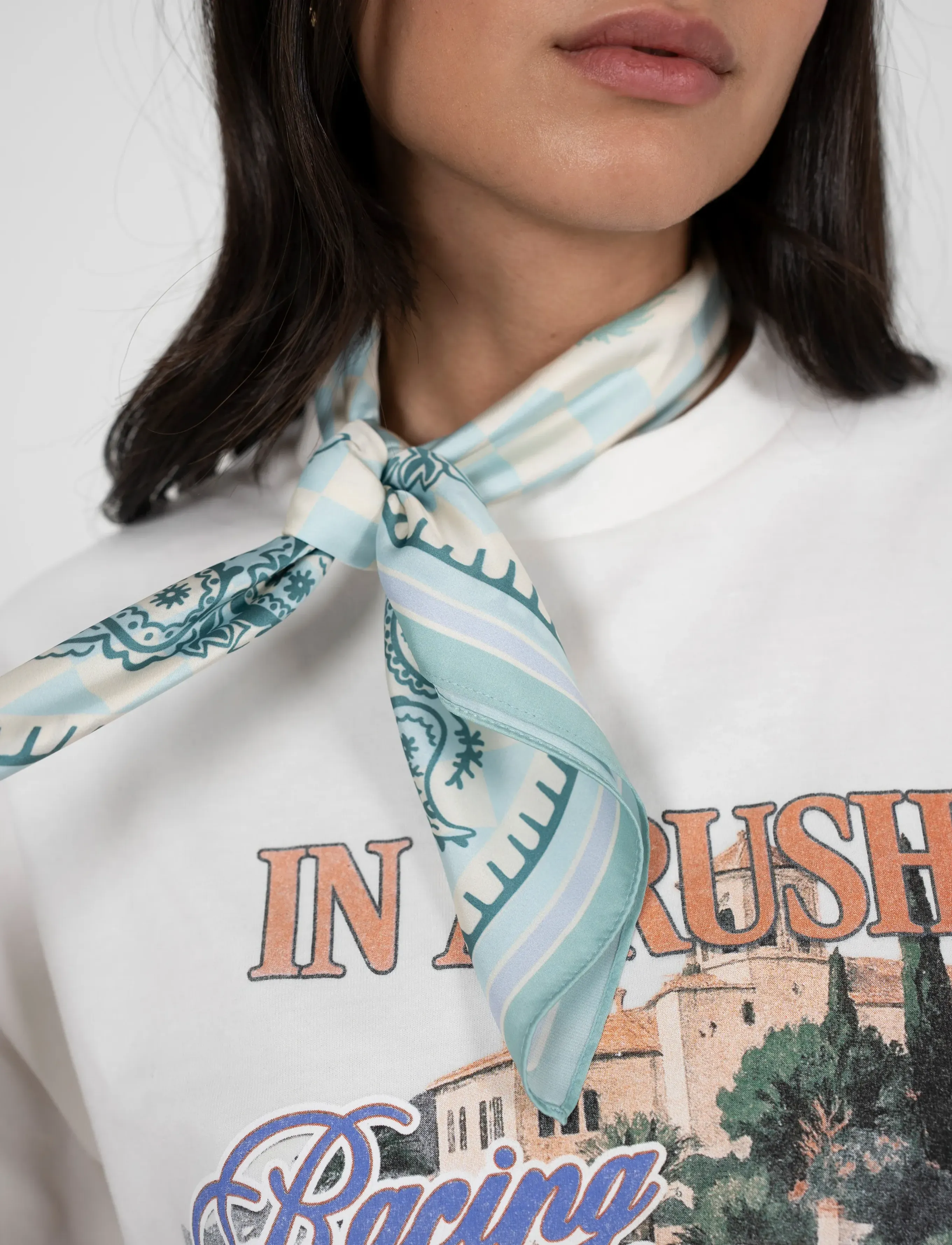 Prohibited - Rush Checkered Scarf Matcha - igapäevane stiil - green - 3