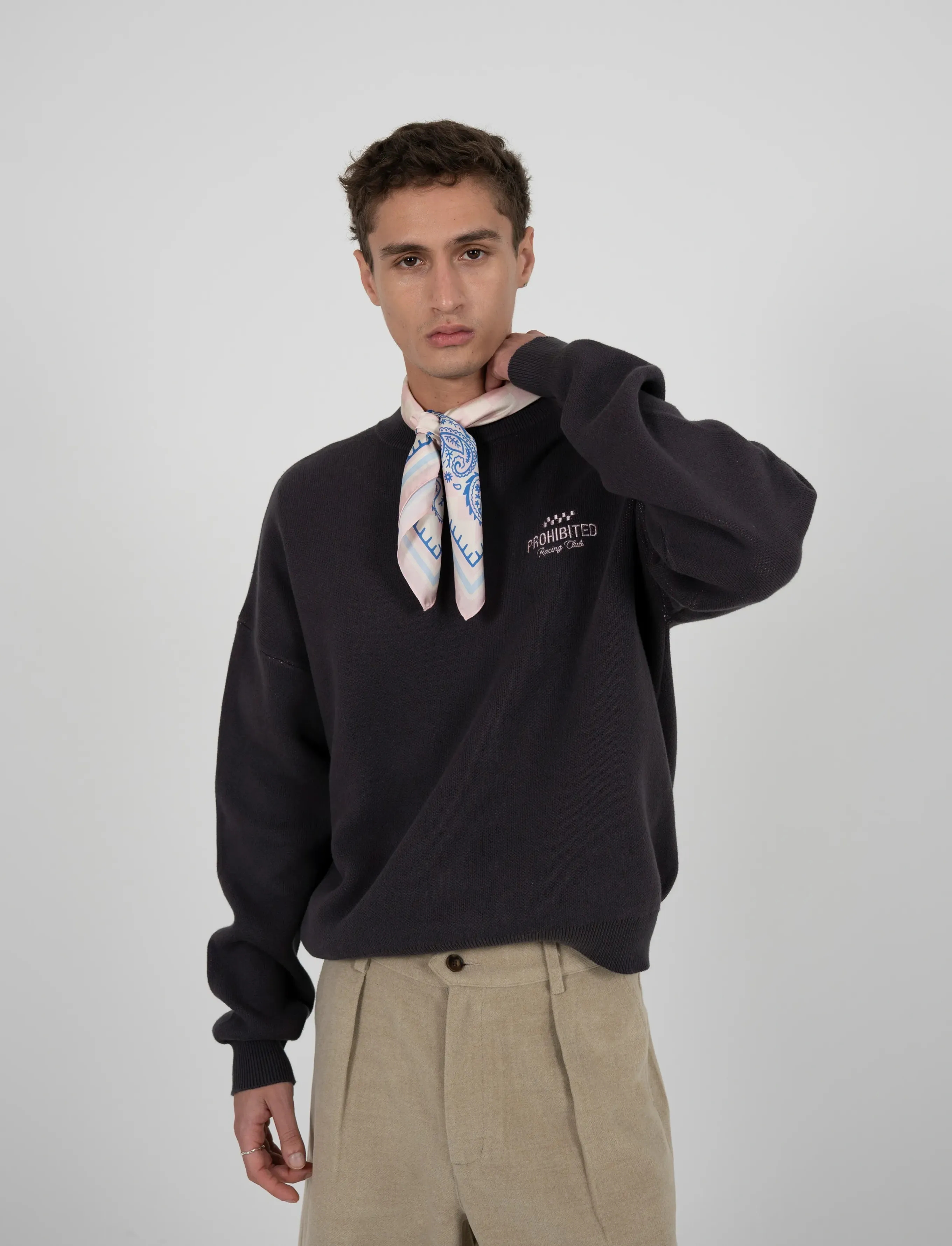 Prohibited Rush Checkered Scarf Rose - Prohibited - ROSE / pink/rose