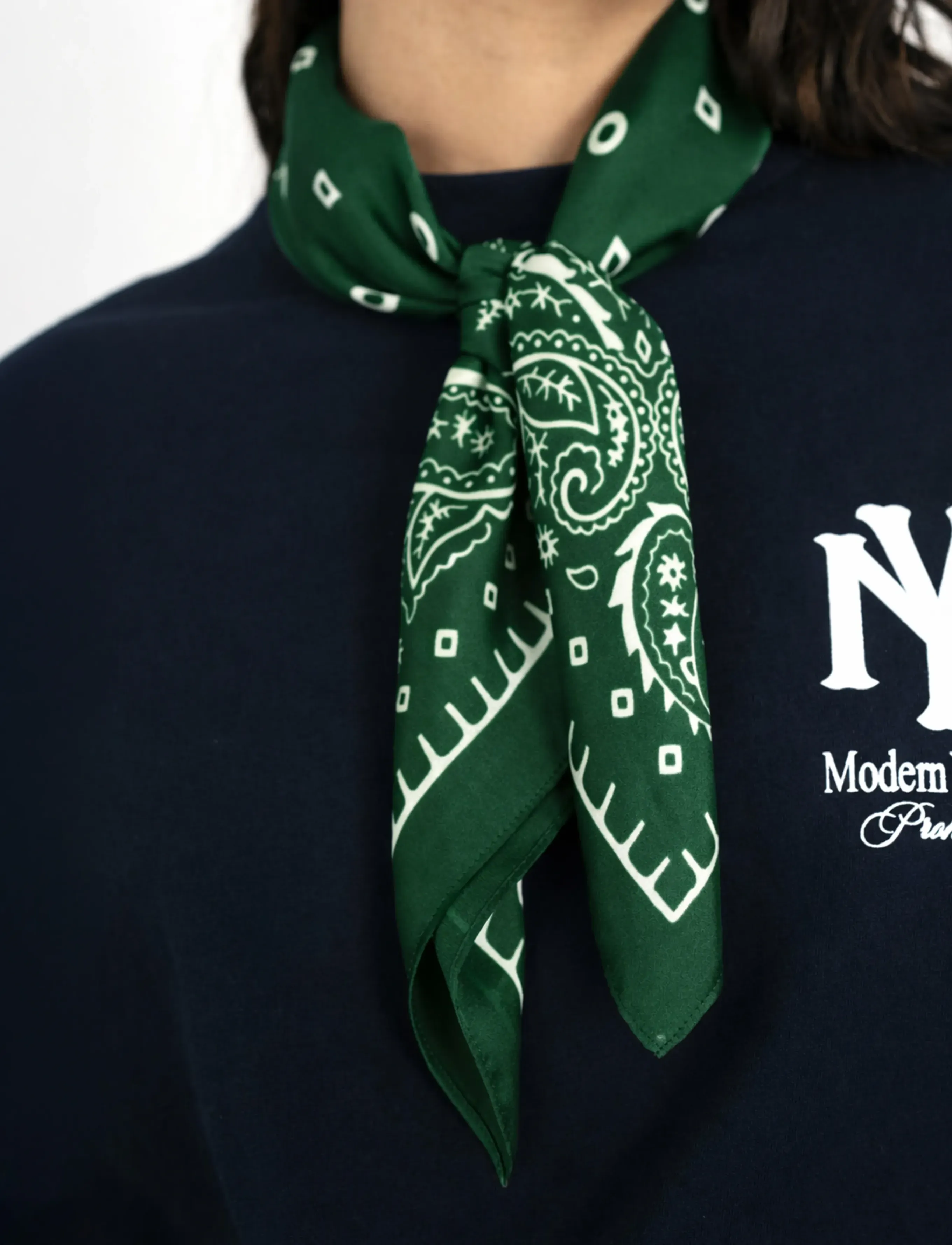 Prohibited Scarf, One Size, Scarves, Grün - Lightweight Männerswear