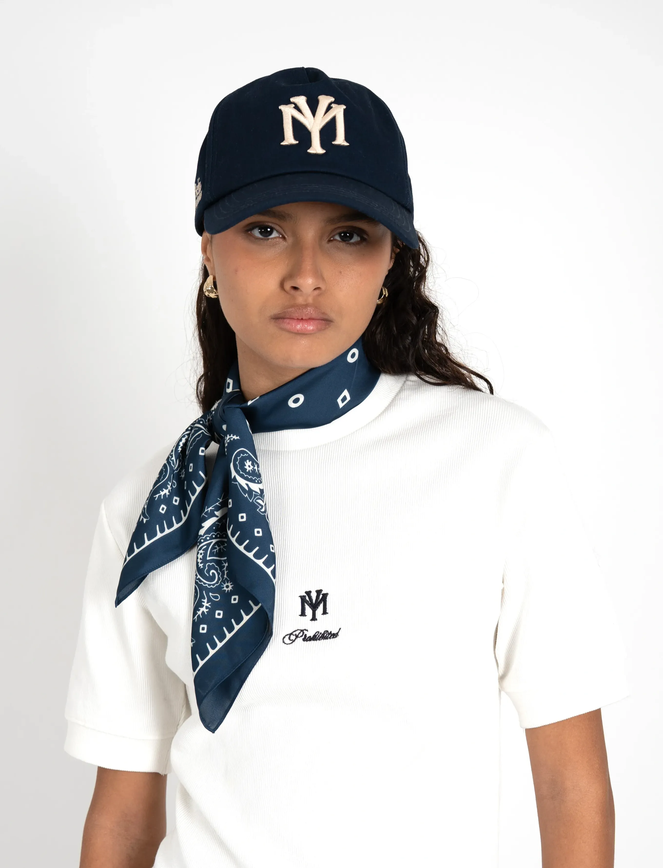 Prohibited Scarf, One Size, Scarves, Marineblau - Lightweight Männerswear