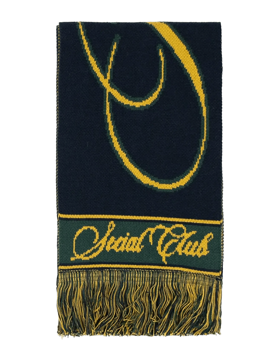 Prohibited - Clubhouse Jaquard Scarf Navy - Écharpes d'hiver - navy - 2