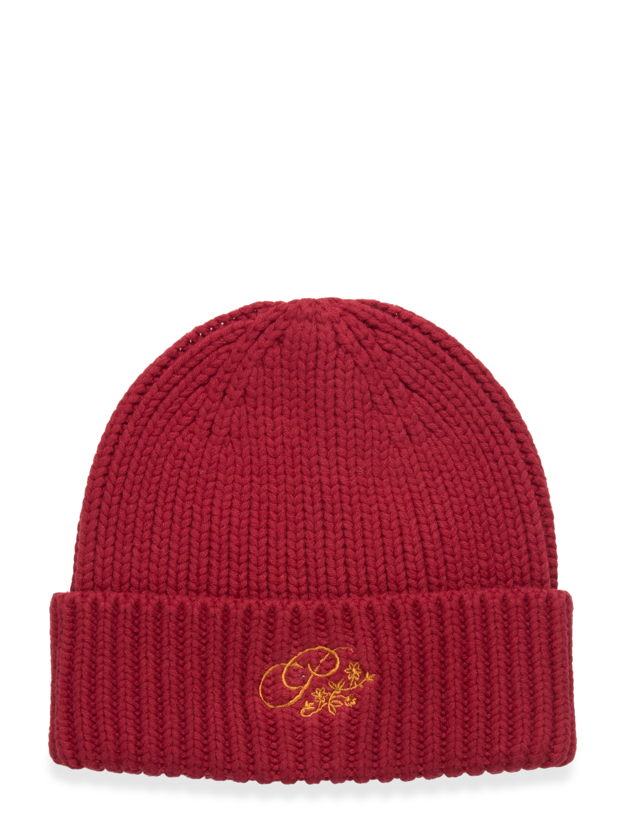 PROHIBITED Scout Pudelmütze Navy Rot - One Size - Damen