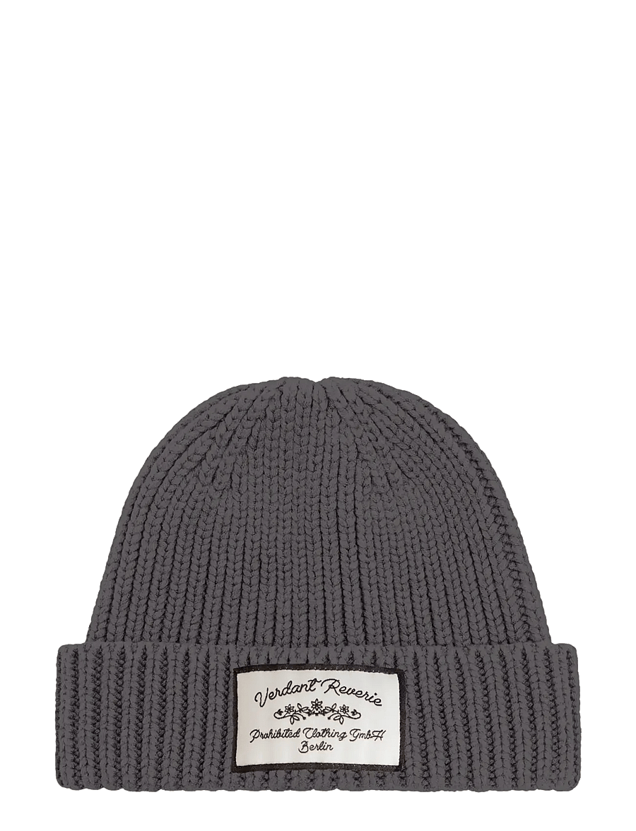 Prohibited - Verdant Reverie Beanie - bonnets - dark grey - 1