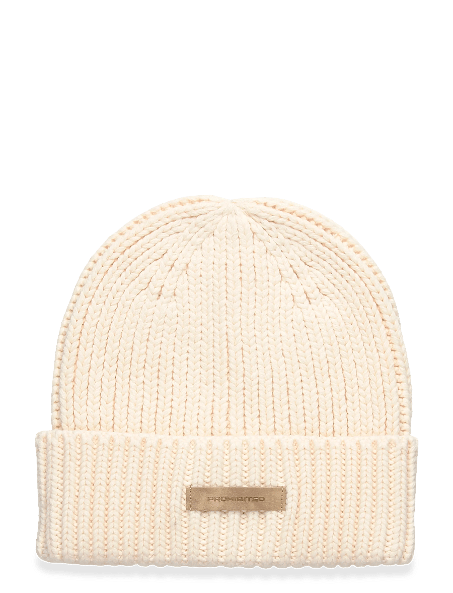 Prohibited - Oak Beanie Brown - vardagsstil - cream - 0