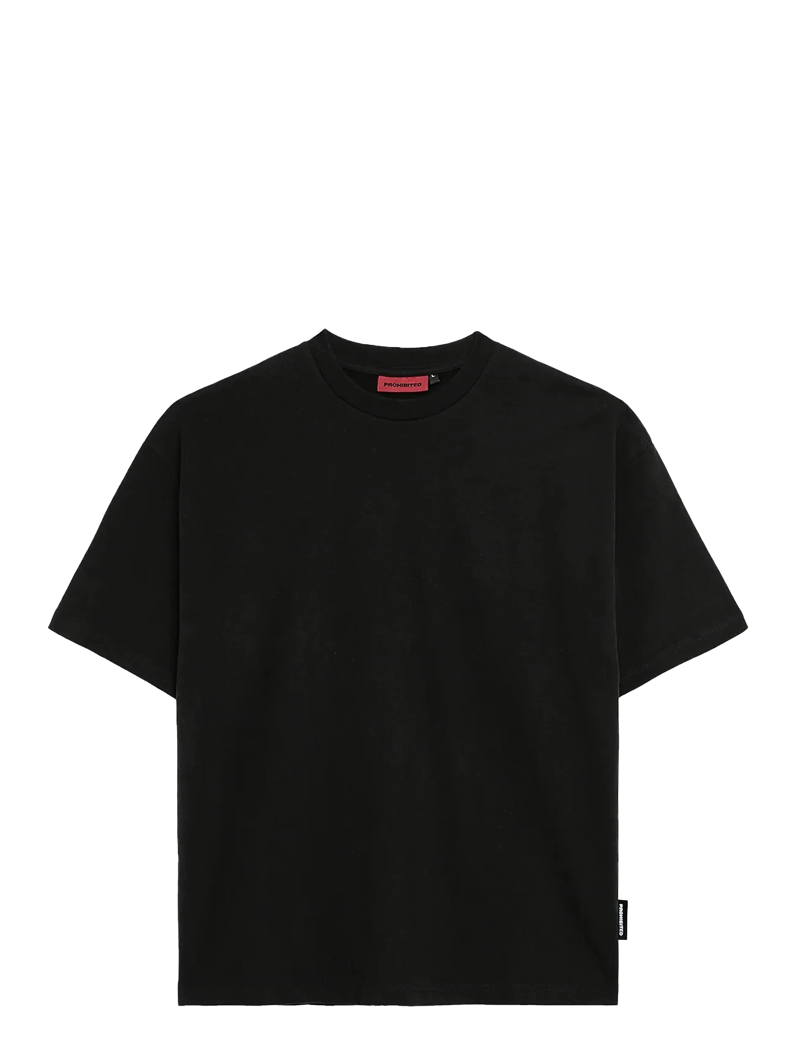 Prohibited - Oversized Tee - kortärmade t-shirts - black - 1