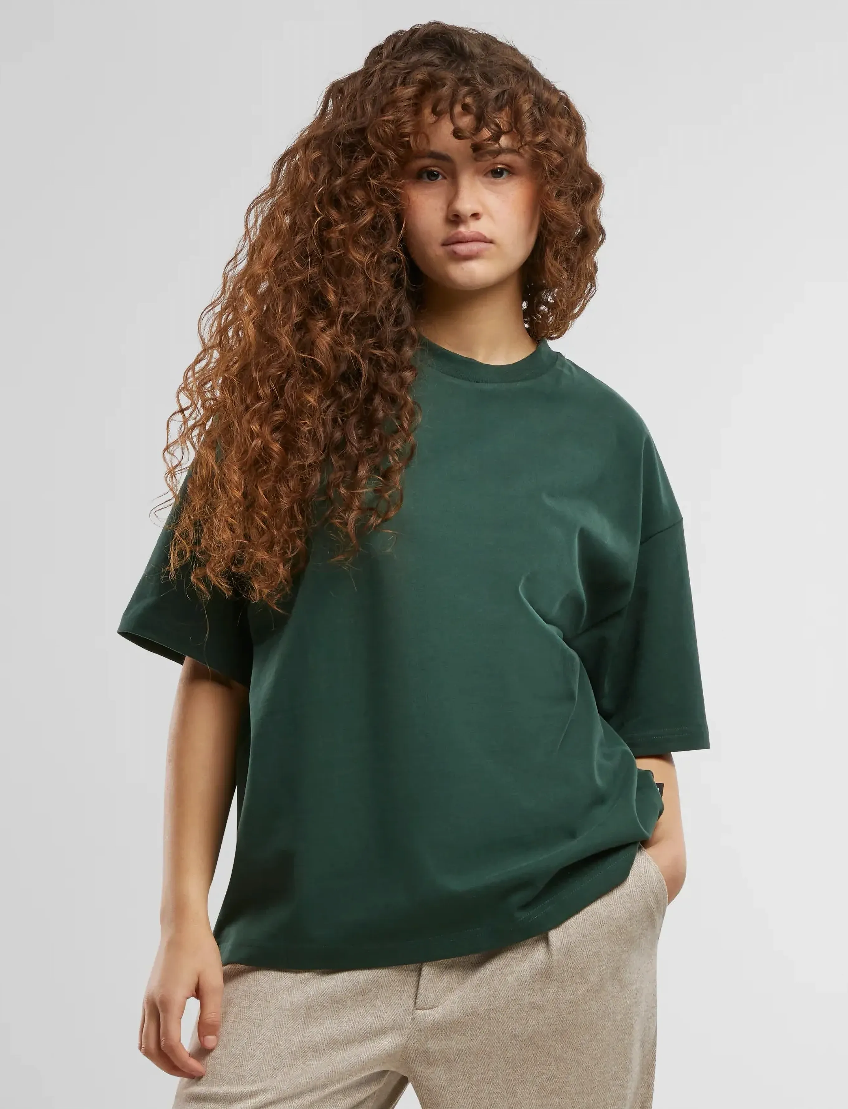Prohibited - Oversized Tee - lyhythihaiset - british racing green - 5