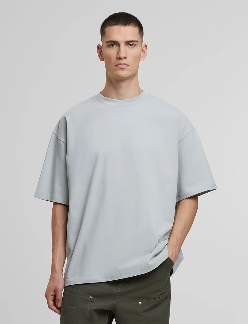 Prohibited - Oversized Tee - kortærmede t-shirts - light grey - 0
