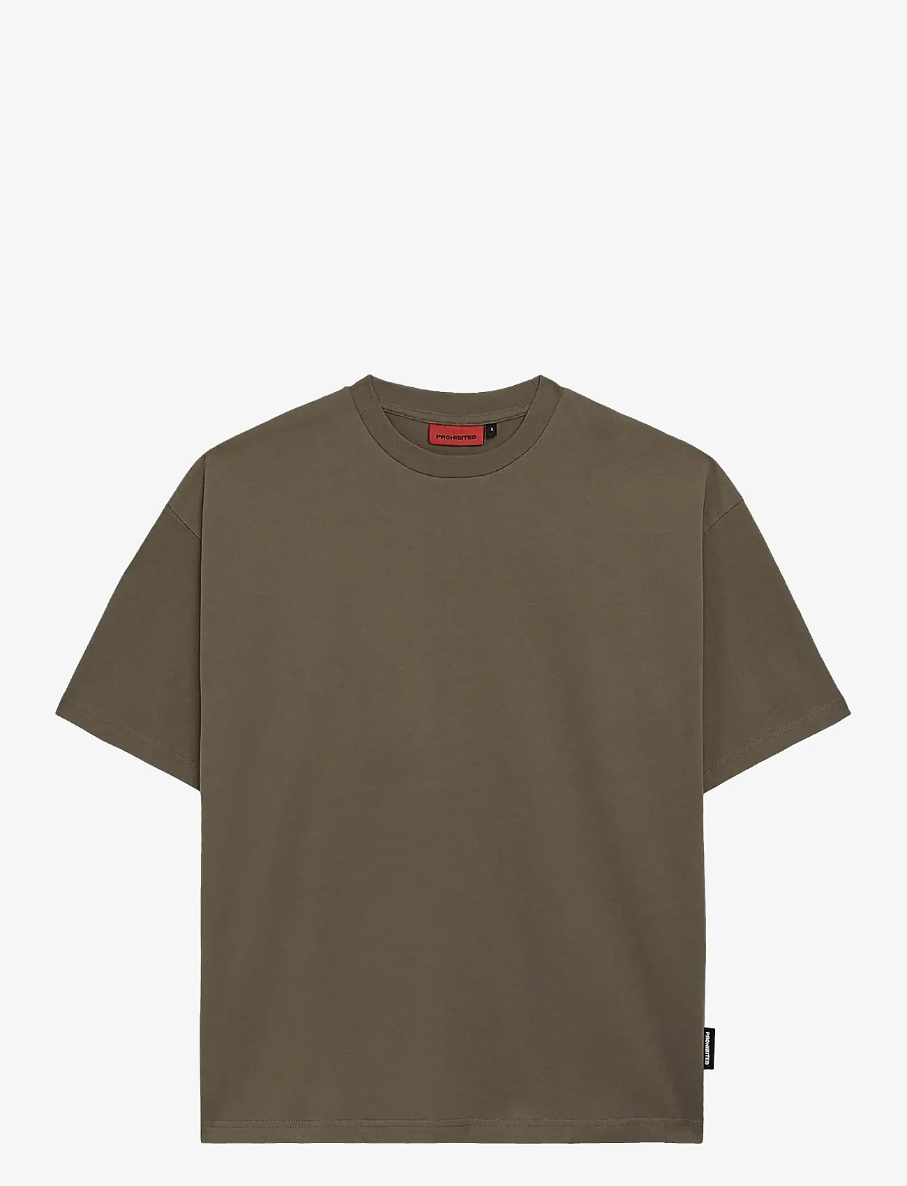 Prohibited - Oversized Tee - short-sleeved t-shirts - mokka - 1