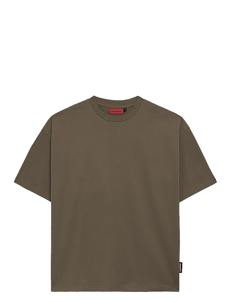 Prohibited - Oversized Tee - short-sleeved t-shirts - mokka - 1