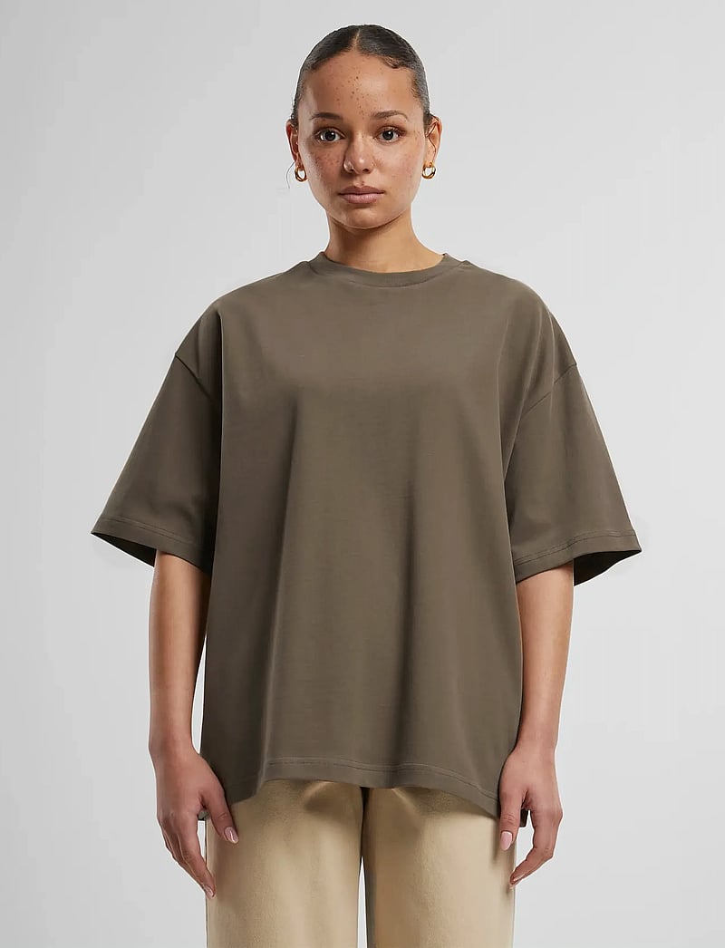 Prohibited - Oversized Tee - short-sleeved t-shirts - mokka - 0