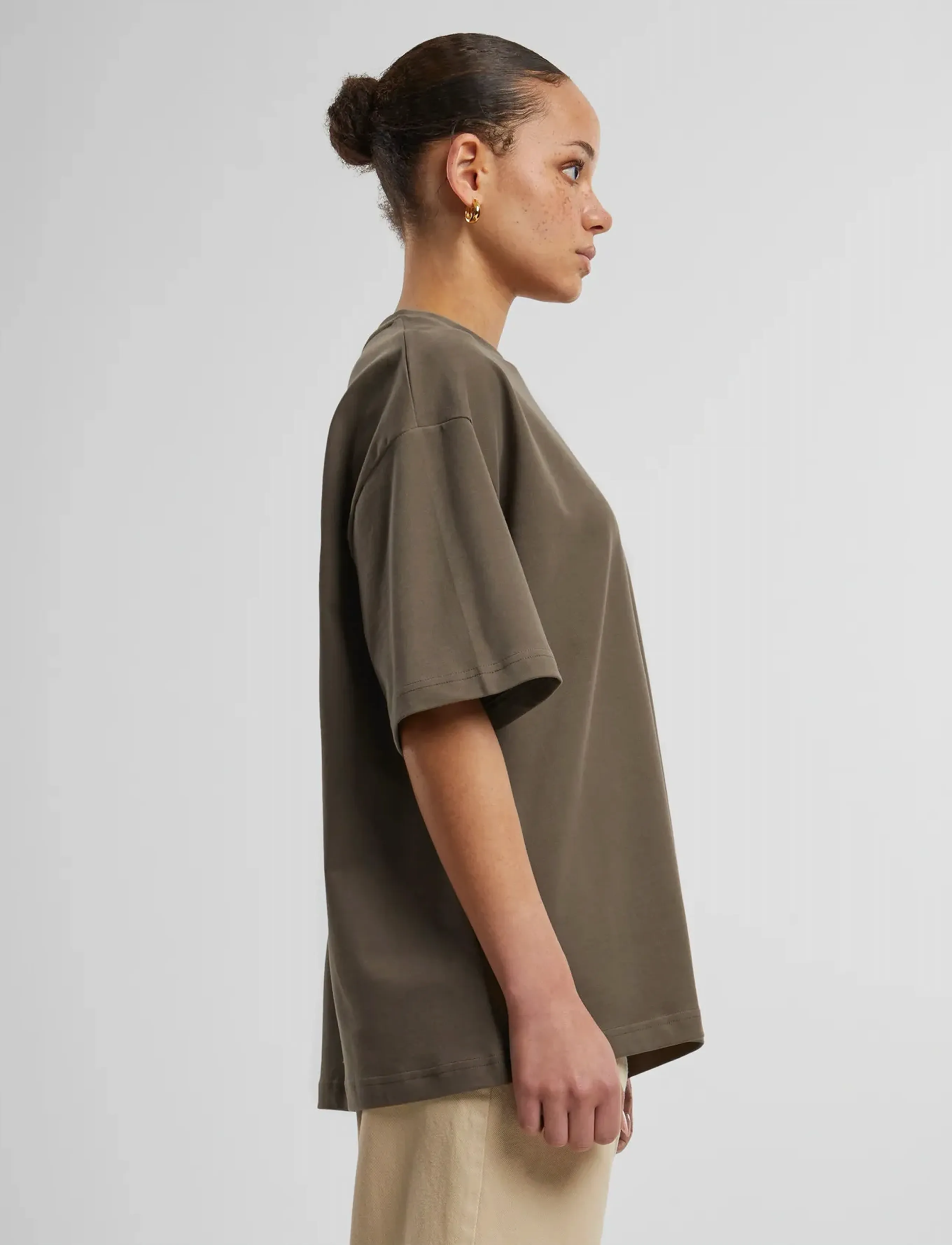 Prohibited - Oversized Tee - zemākās cenas - mokka - 3
