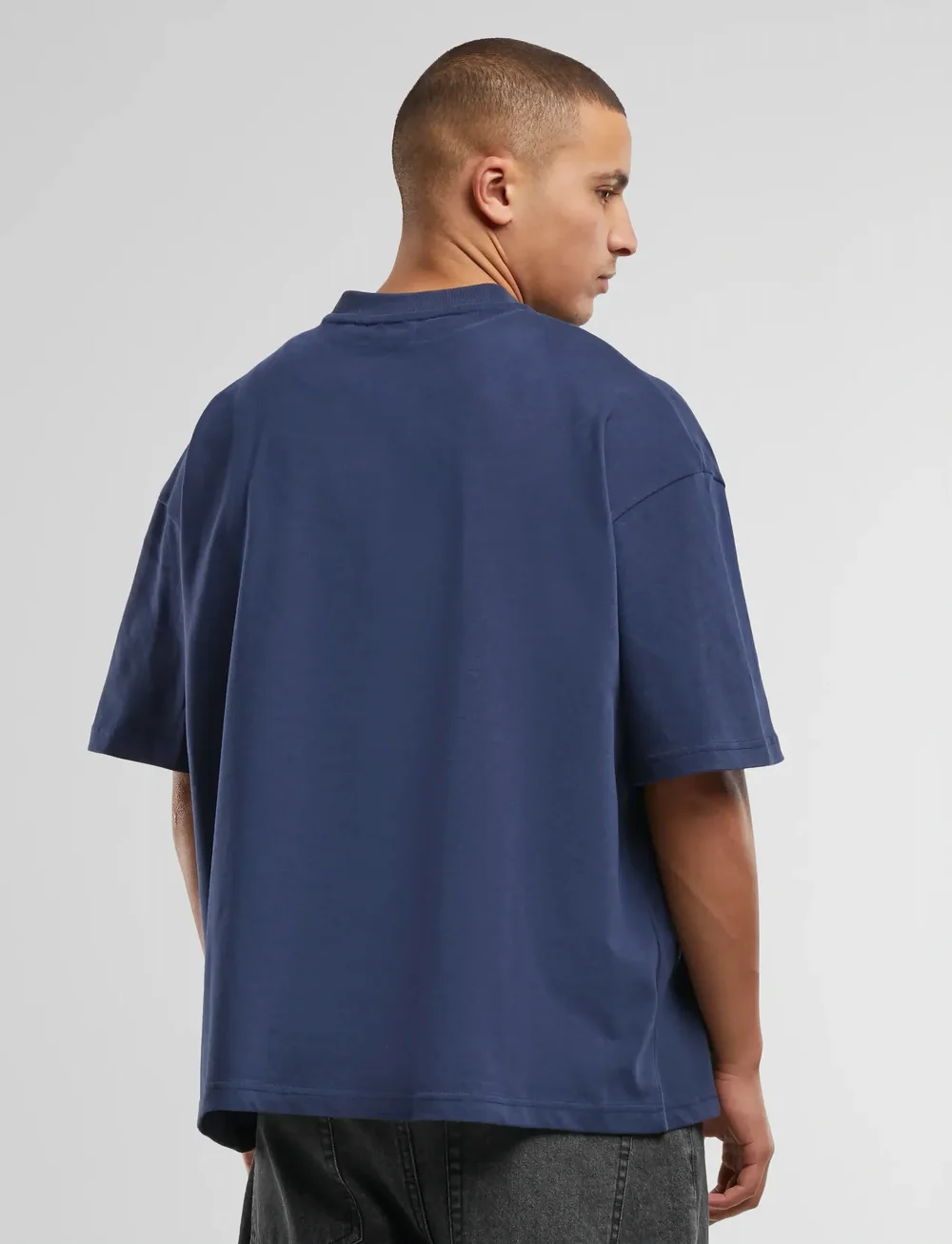 Prohibited - Oversized Tee - short-sleeved t-shirts - navy - 2