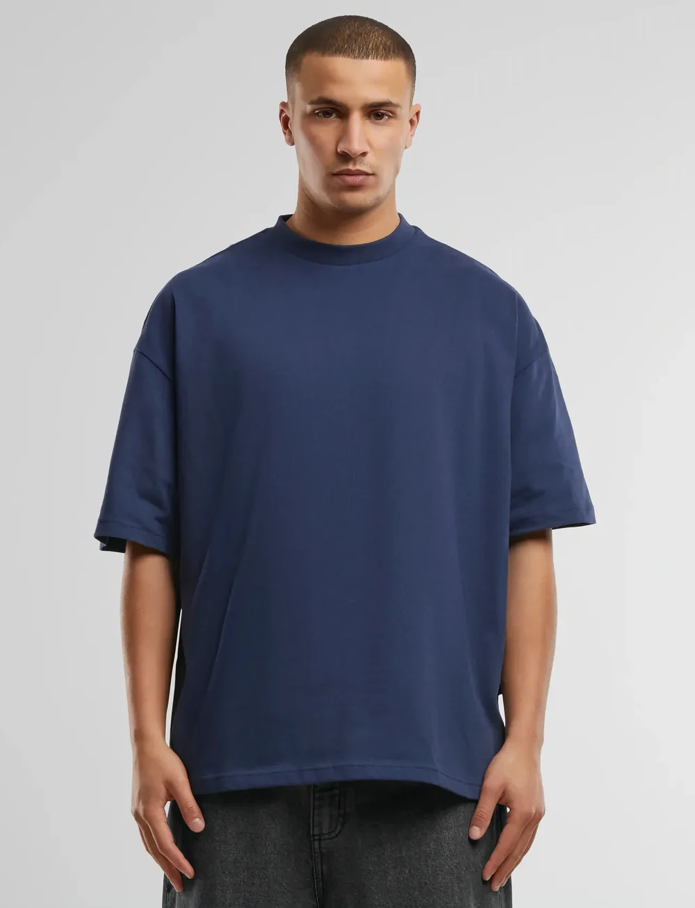 Prohibited - Oversized Tee - short-sleeved t-shirts - navy - 3