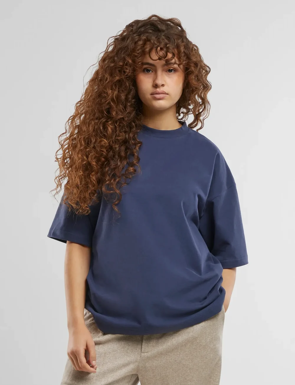 Prohibited - Oversized Tee - short-sleeved t-shirts - navy - 5