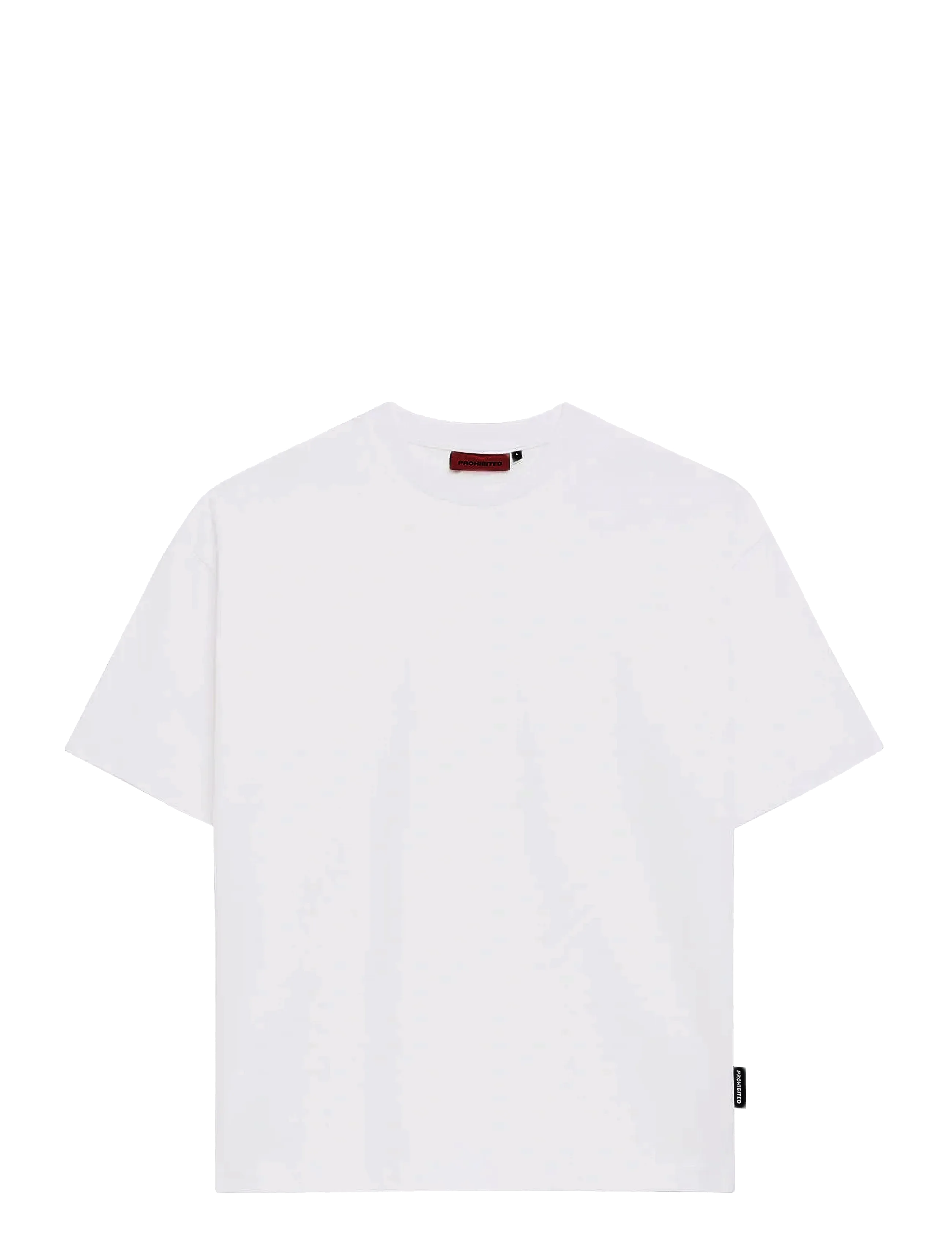 Prohibited - Oversized Tee - lyhythihaiset - off-white - 1